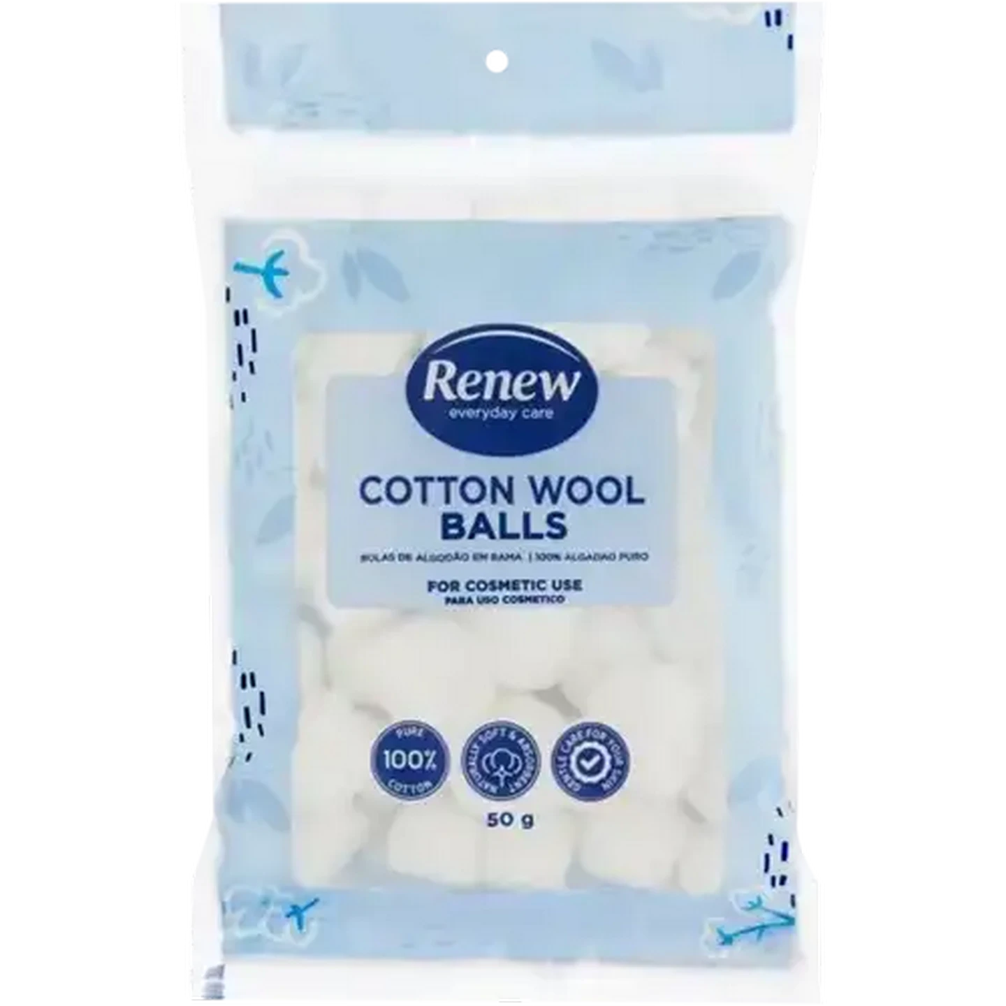 Image of Renew Cotton Wool Balls 50g
