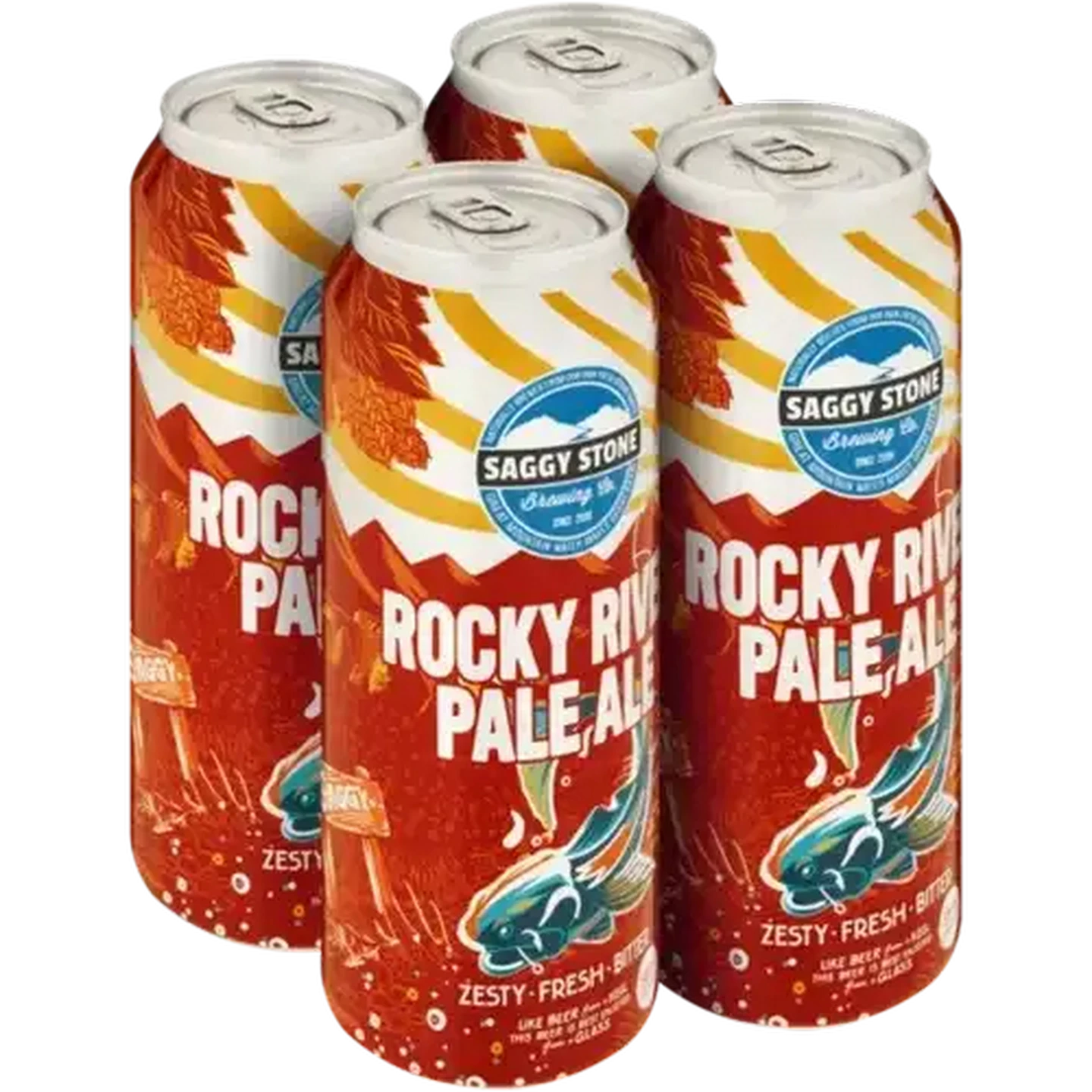 Checkers Sixty60 | Saggy Stone Rocky River Pale Ale Beer Cans 4 x