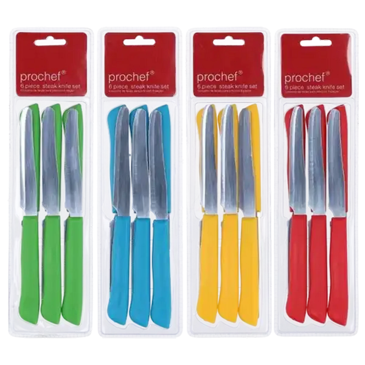 Checkers Sixty60 | Prochef Steak Knife Set 6 Piece (Colour May Vary)
