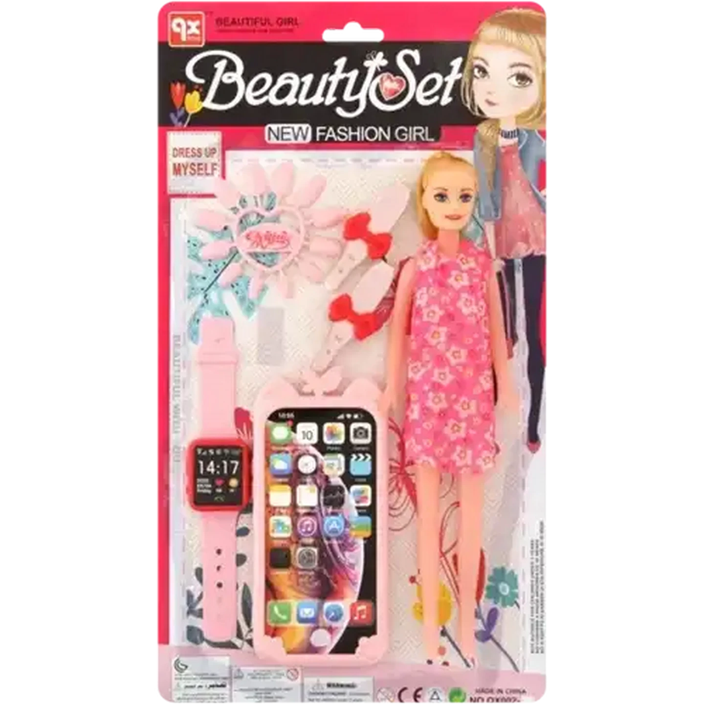 Checkers Sixty60 | QX Toys Fashion Girl Dress Me Up Beauty Set 6 Piece