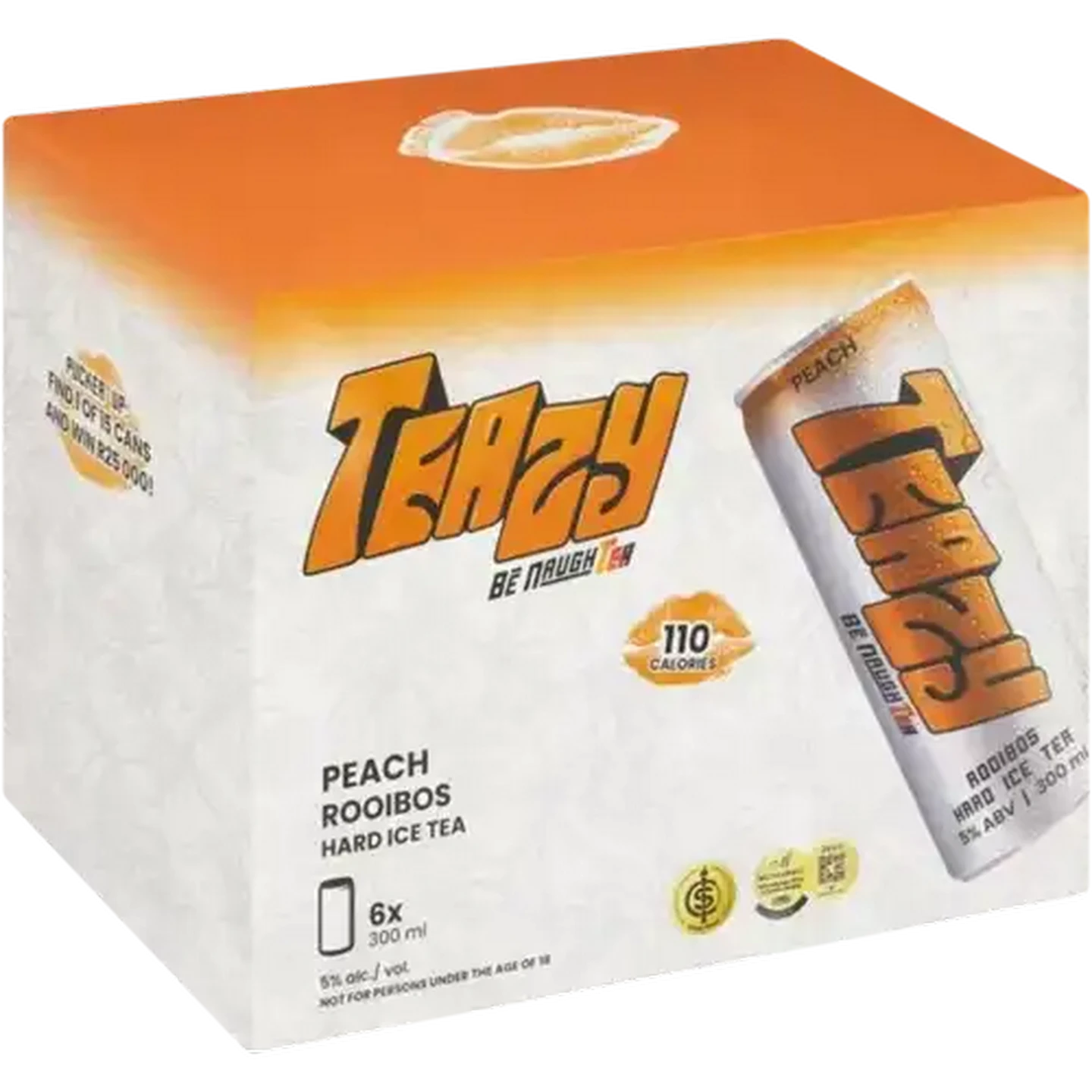 Checkers Sixty60 | Teazy Peach Hard Rooibos Alcoholic Ice Tea Cans