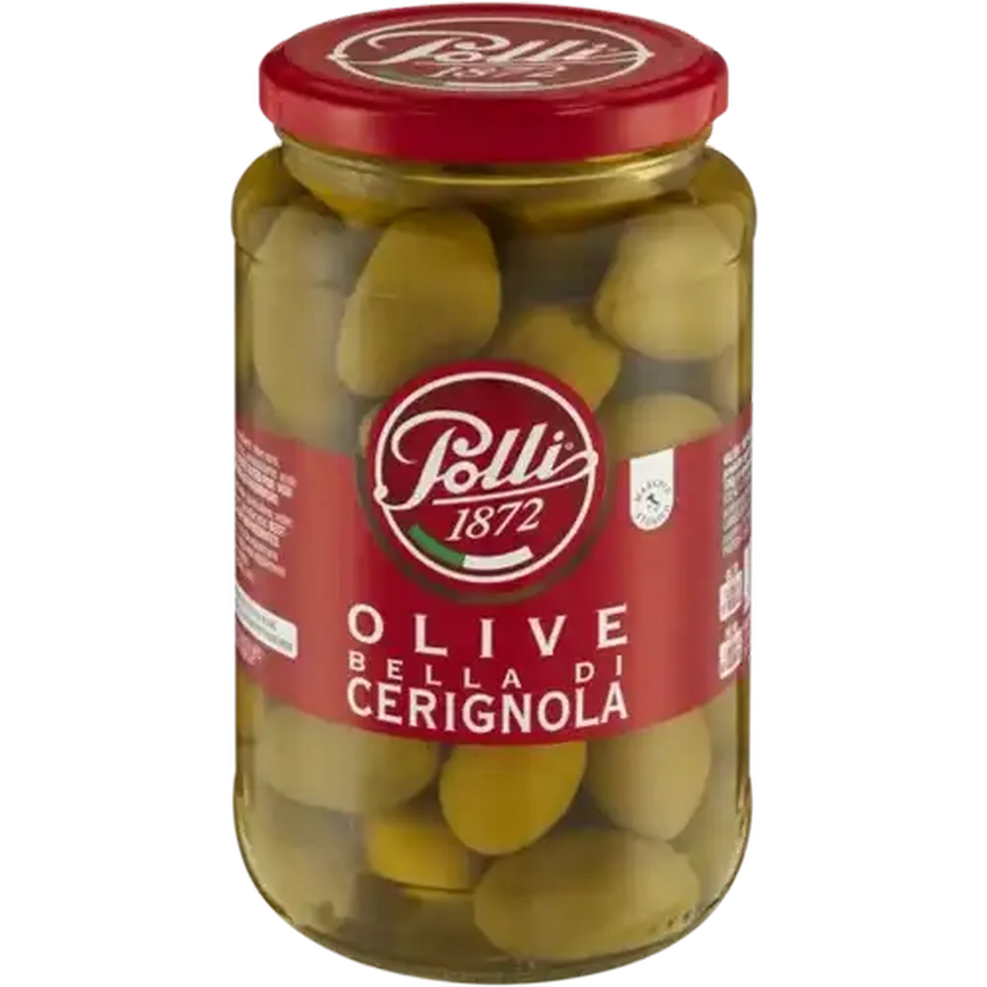 Image of Polli Whole Green Olives in Brine 565g