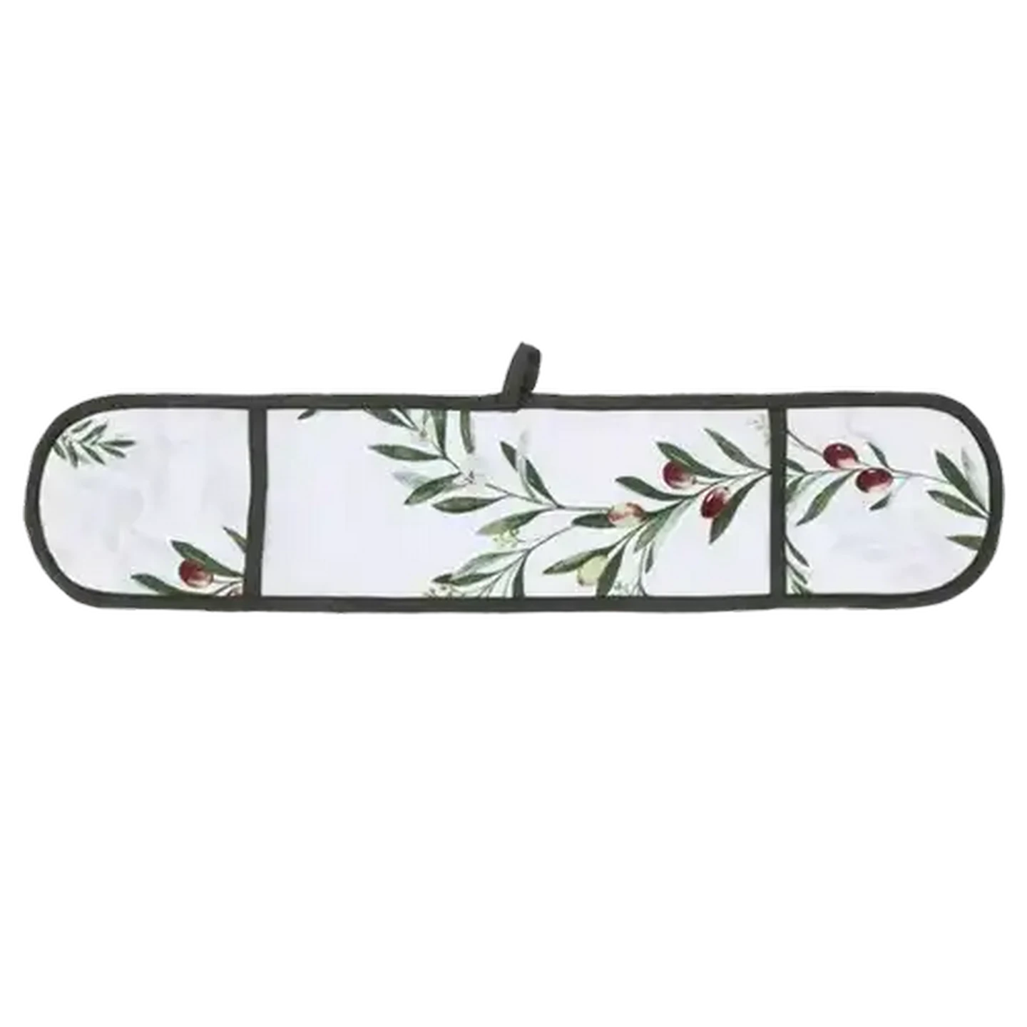 Image of Essentials Olive Green Double Oven Glove 18 x 30cm