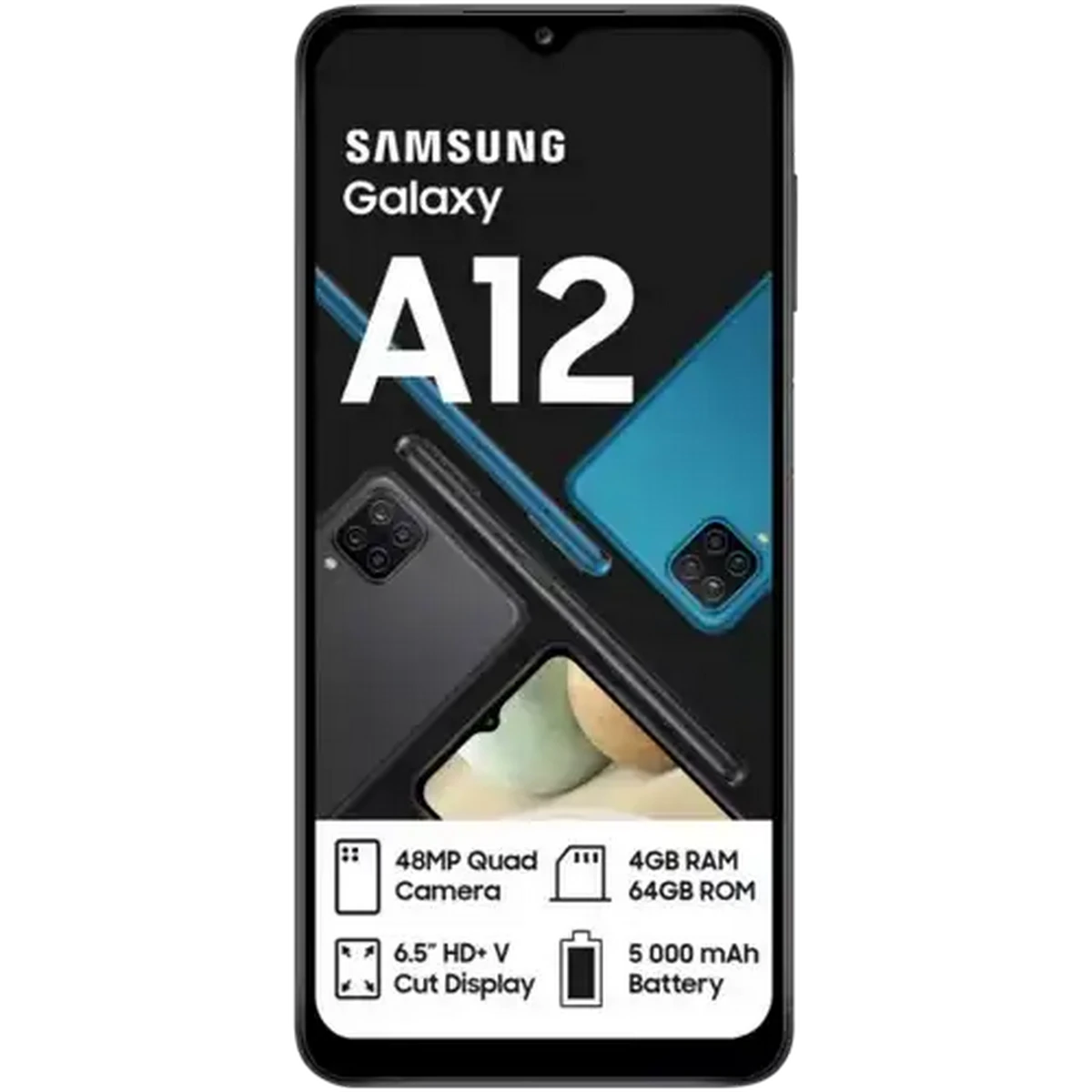Shoprite ZA | SAMSUNG Galaxy A12 Black Dual SIM Smartphone 6.5