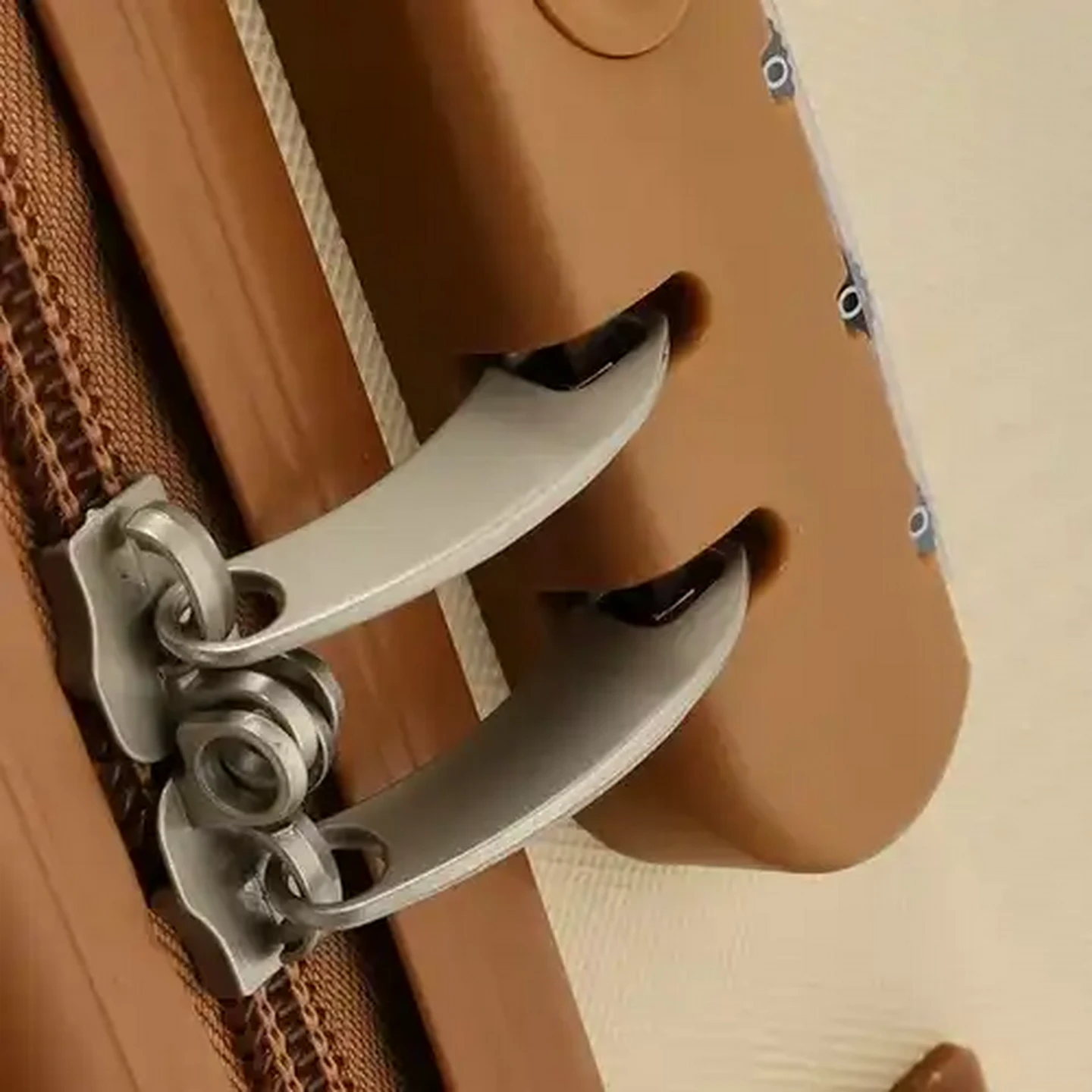 Image of Yves Saint Claire Large Cream Grand Trolley Case