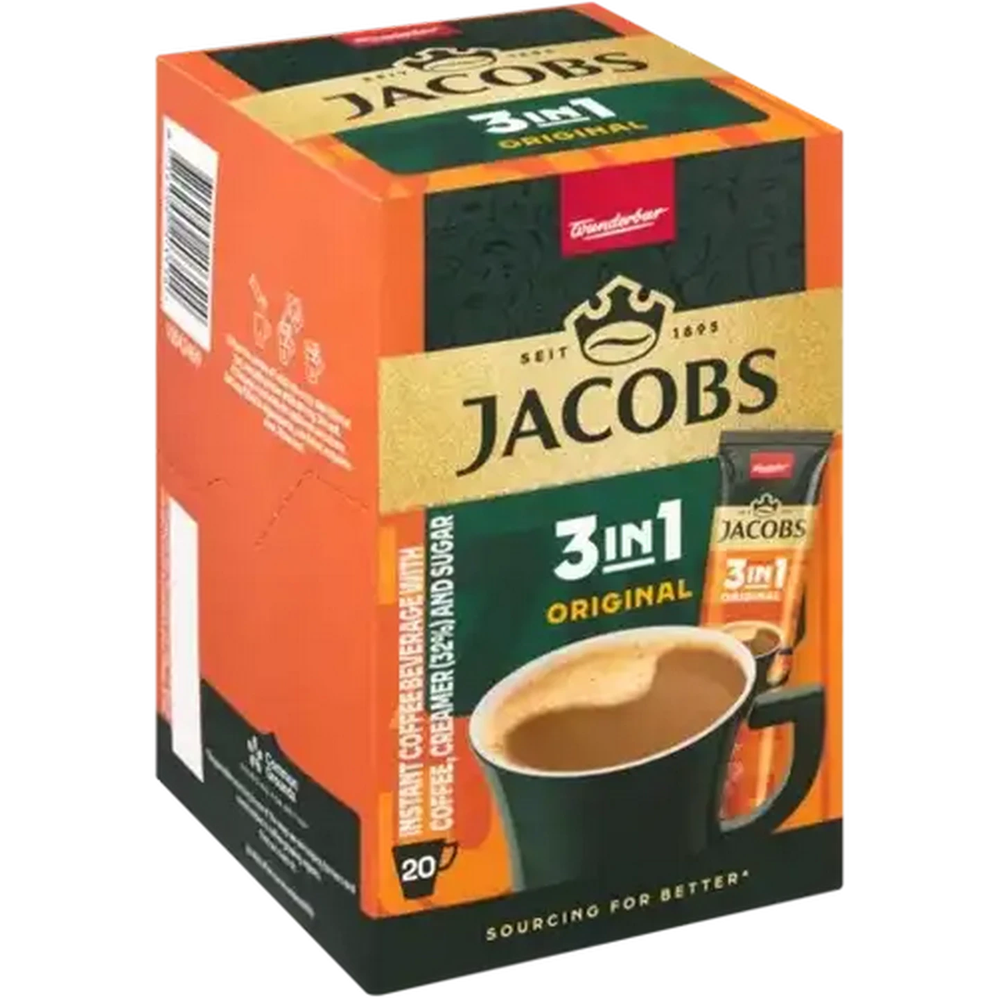 Checkers Sixty60 | Jacobs 3 in 1 Original Instant Coffee 20 x 12.6g