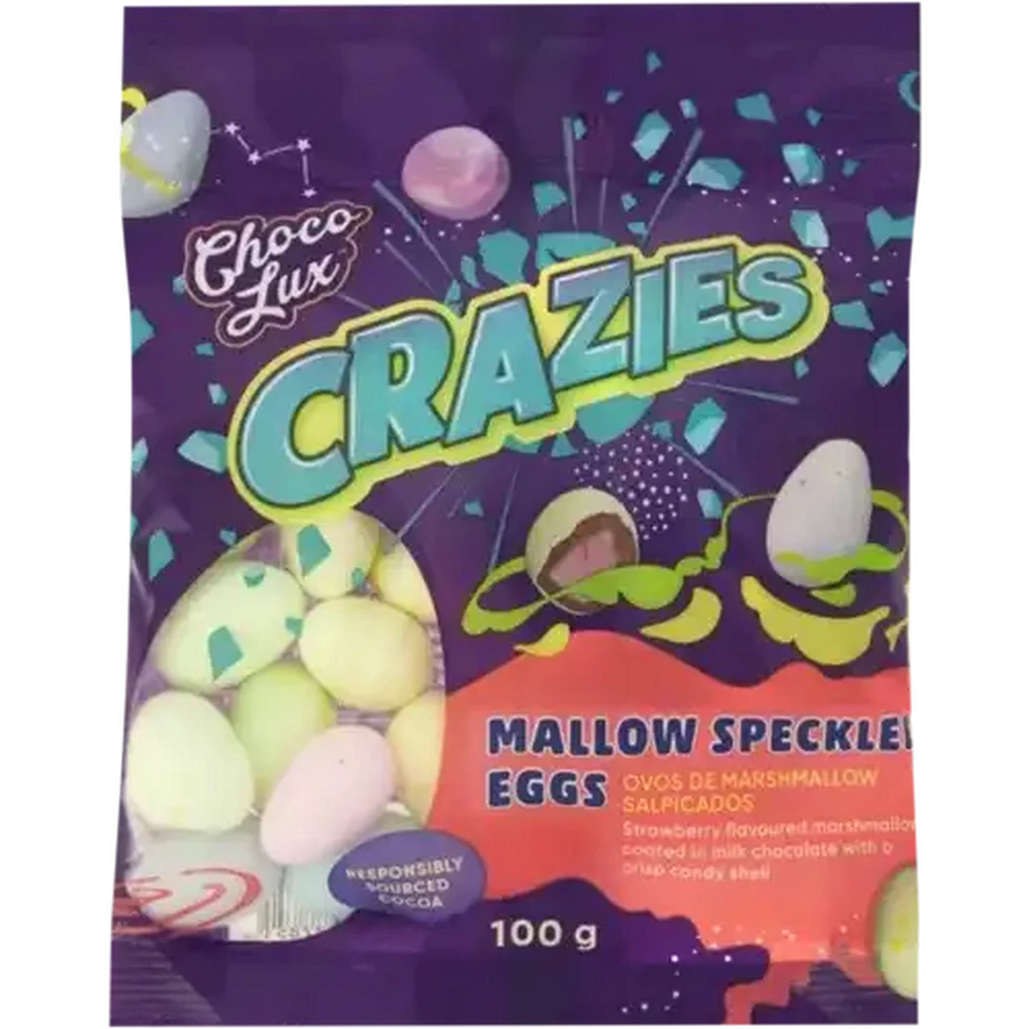 Checkers Sixty60 | Choco Lux Crazies Mallow Speckled Eggs 100g
