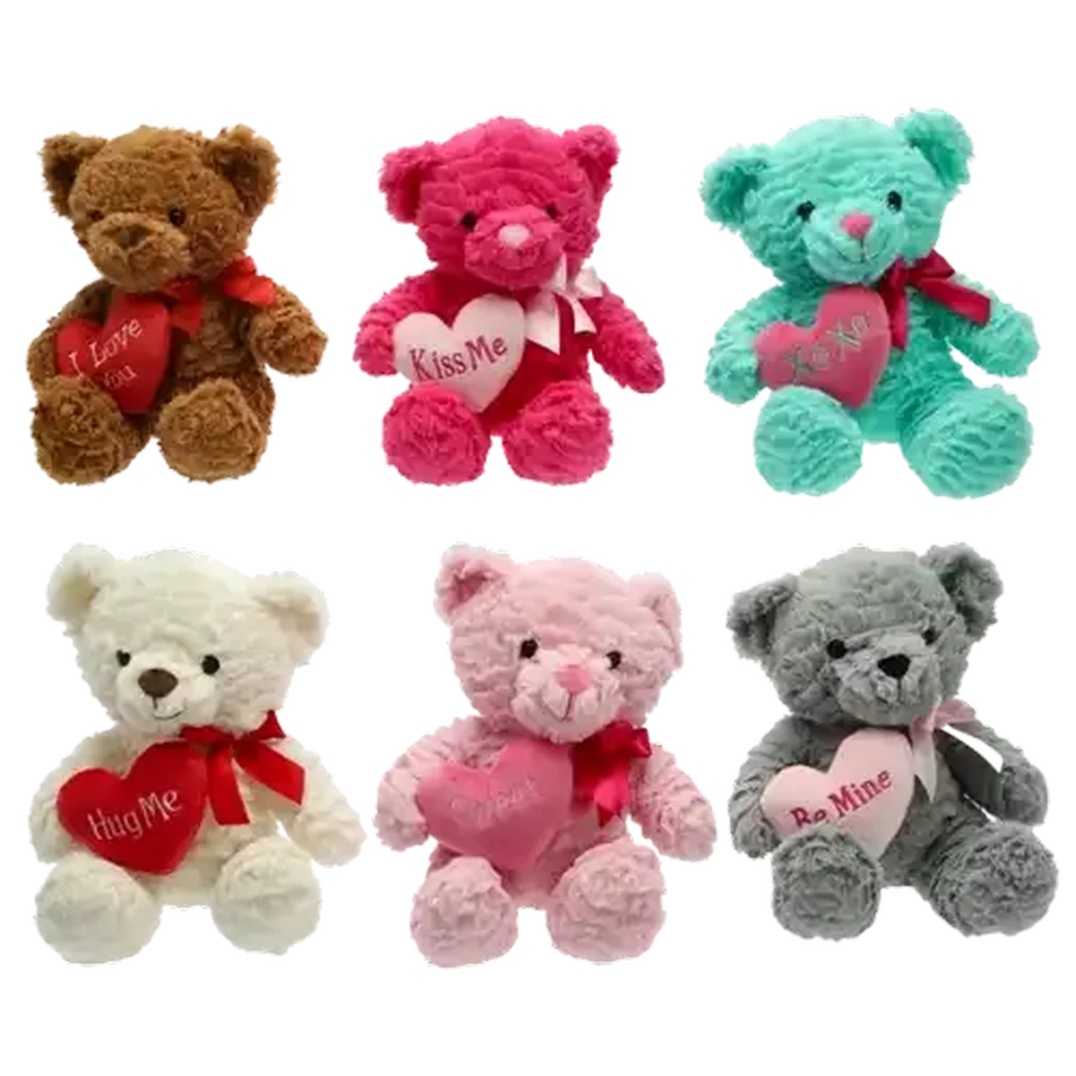 その他 Bears Checkers Sixty60 | Soft Touch Plush Bear with Heart 25cm (Design