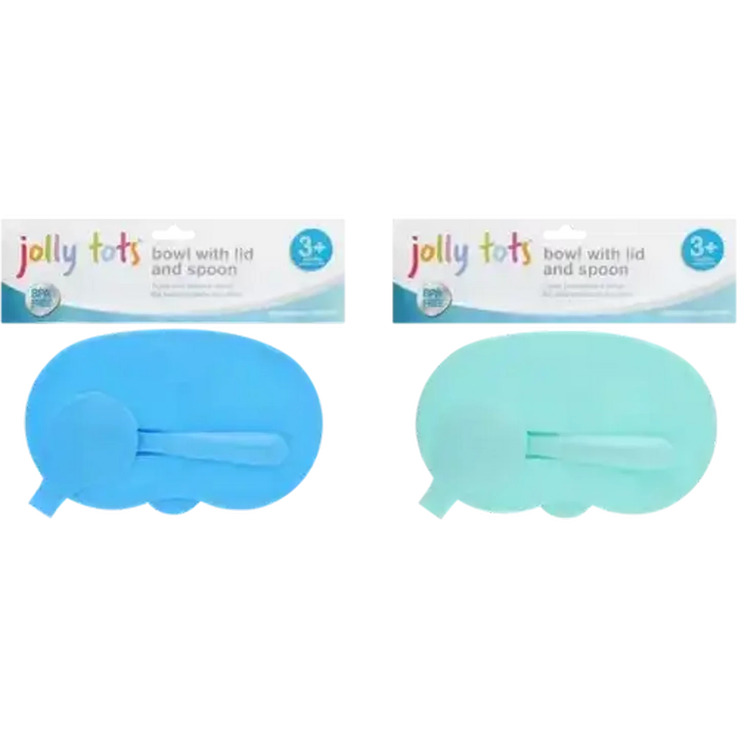 Image of Jolly Tots Bowl With Lid & Spoon 6 Months + (Colour May Vary)