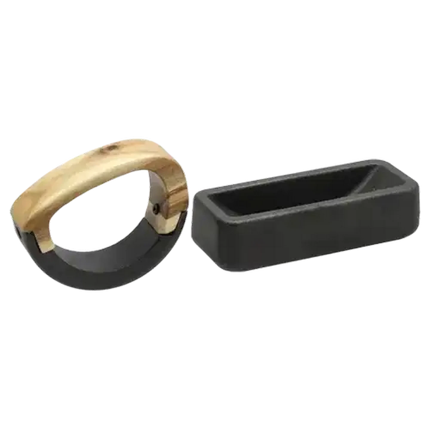 Image of Fina Acacia Iron & Wood Rocking Mortar 2-Piece