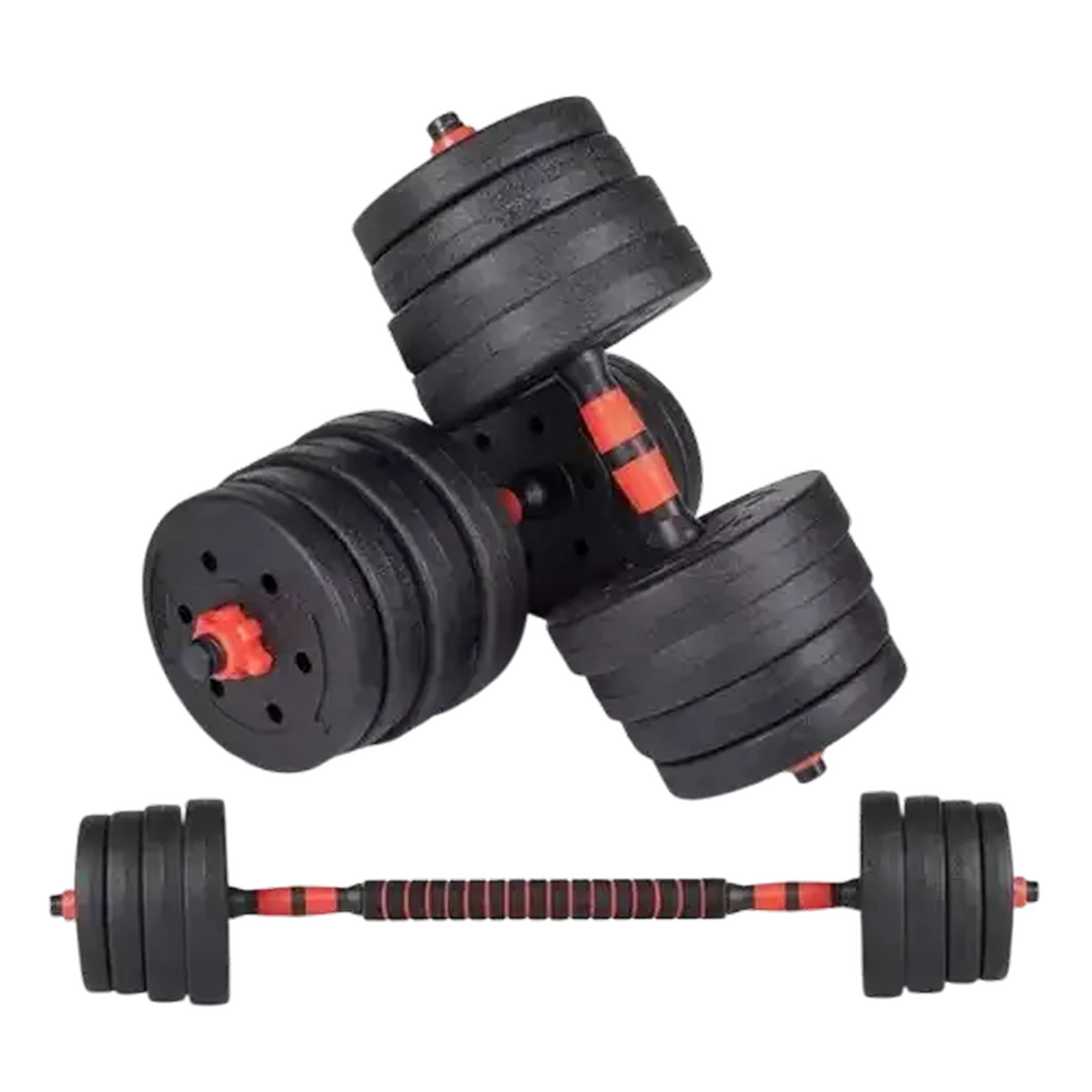 Checkers Sixty60 | Everlast 30kg Vinyl Barbell & Dumbbell Set