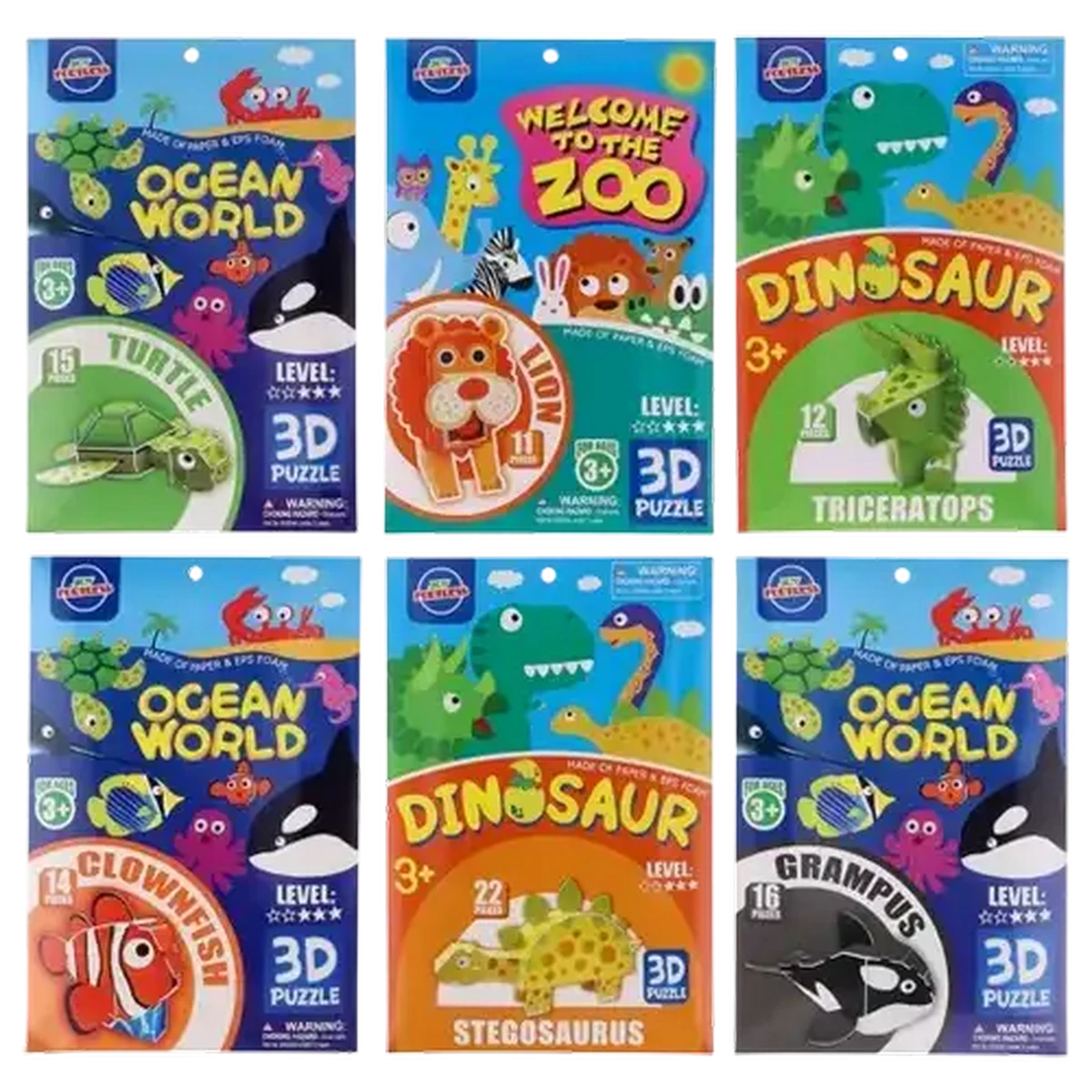 Checkers Sixty60 | Animals 3D Puzzle (Design May Vary)