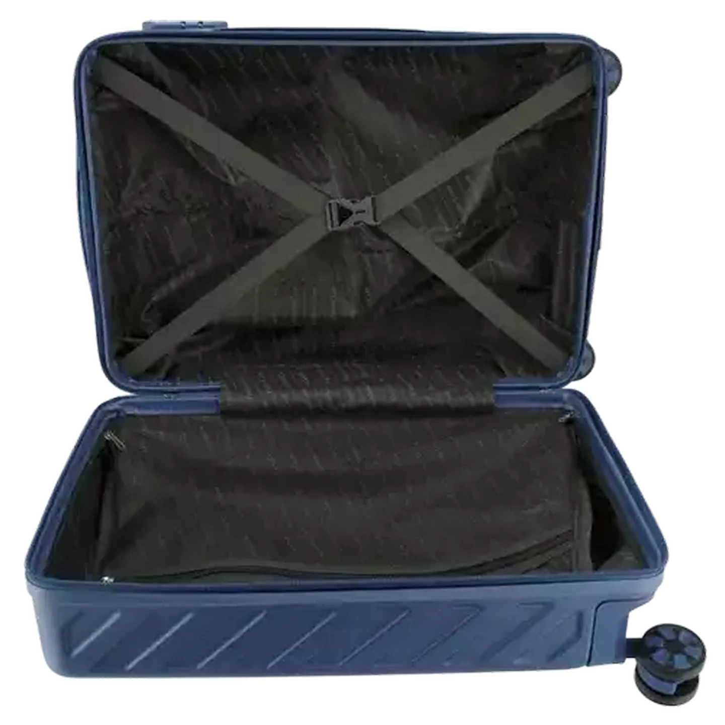 Image of Yves Saint Claire Large Navy Trolley Case