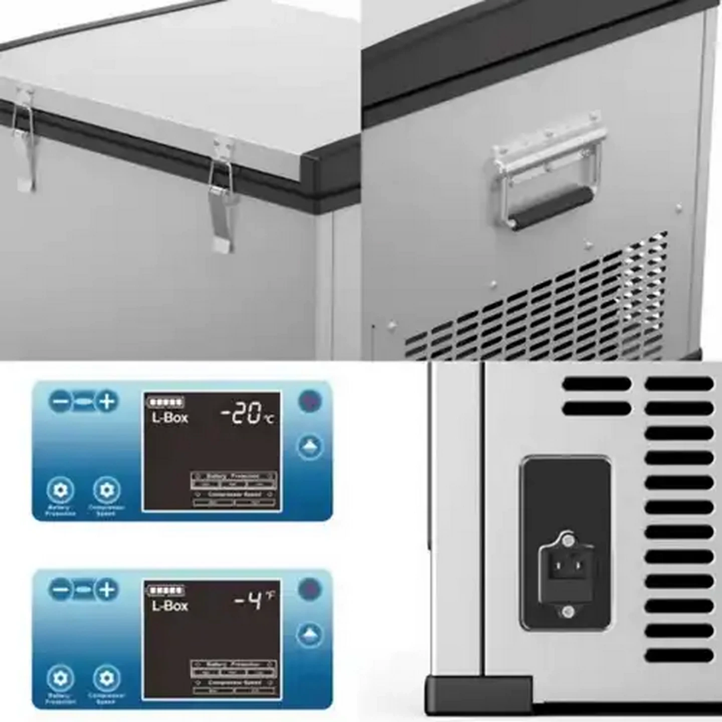 Image of Bush Baby Stainless Steel Camping Fridge 52L