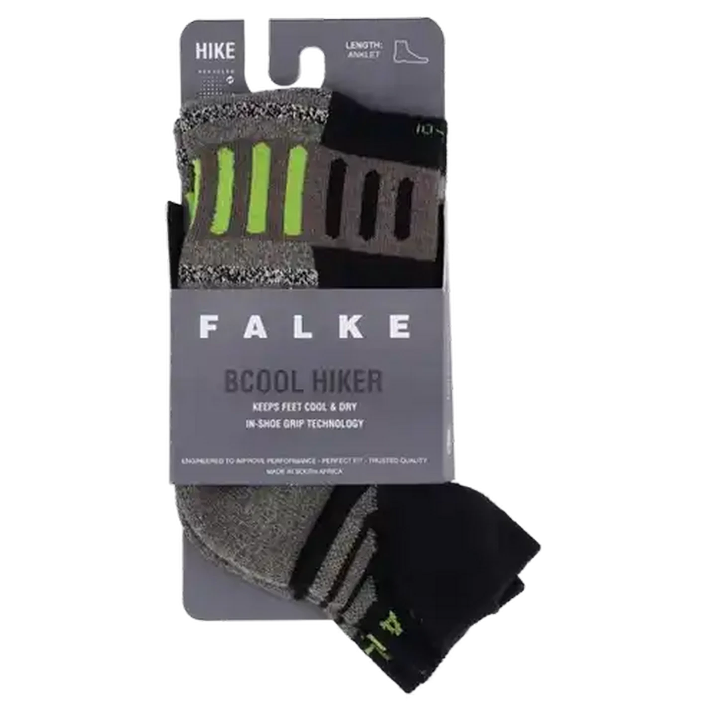 Image of FALKE Bcool Green Pepper Hiker Anklet Socks 10-12