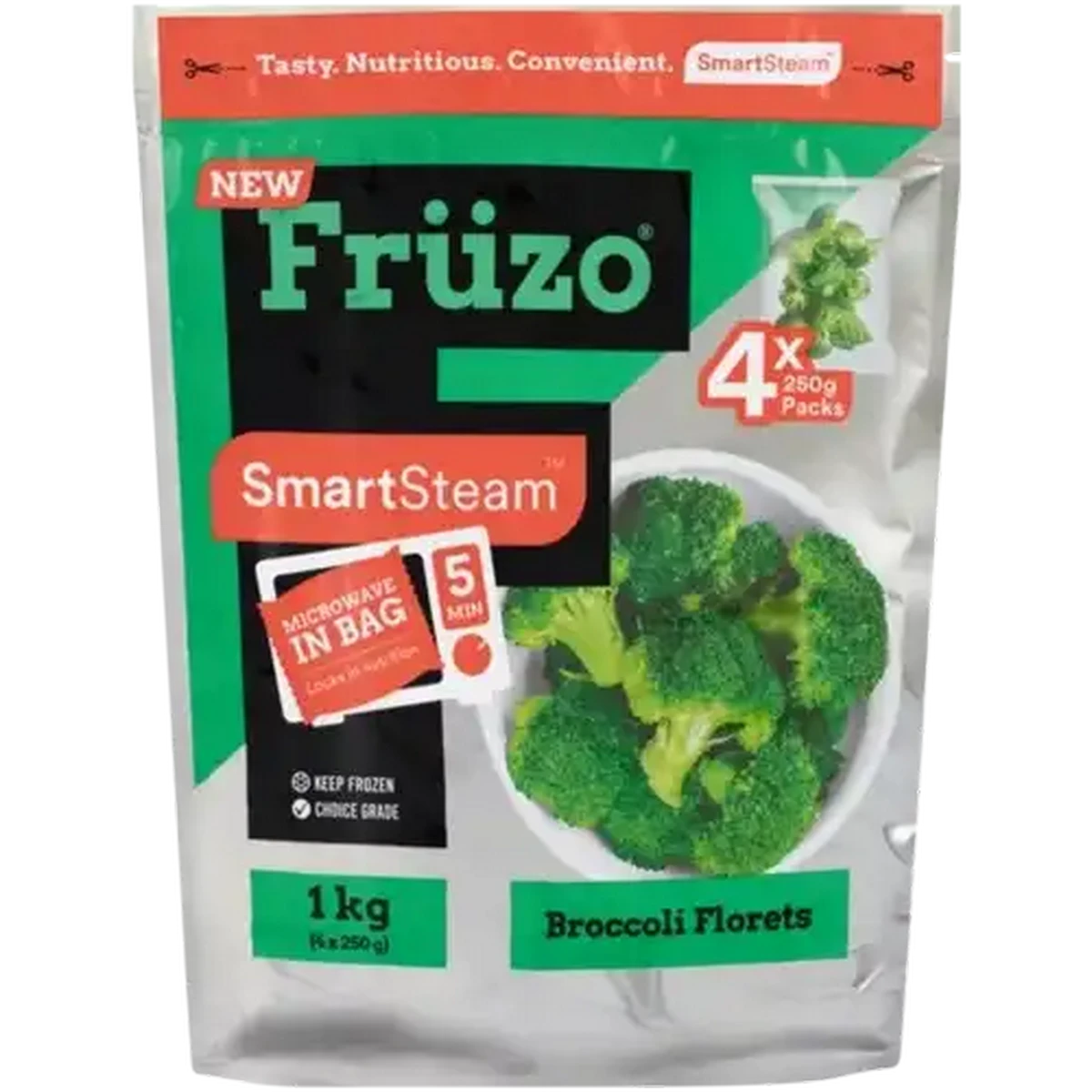 Checkers Sixty60 | Früzo SmartSteam Frozen Broccoli Florets 4 x 250g