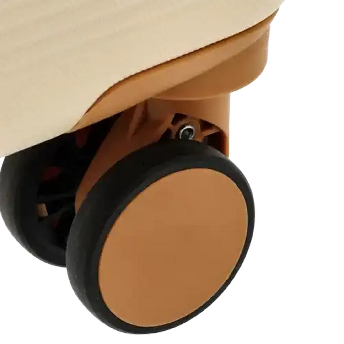 Image of Yves Saint Claire Medium Cream Grand Trolley Case