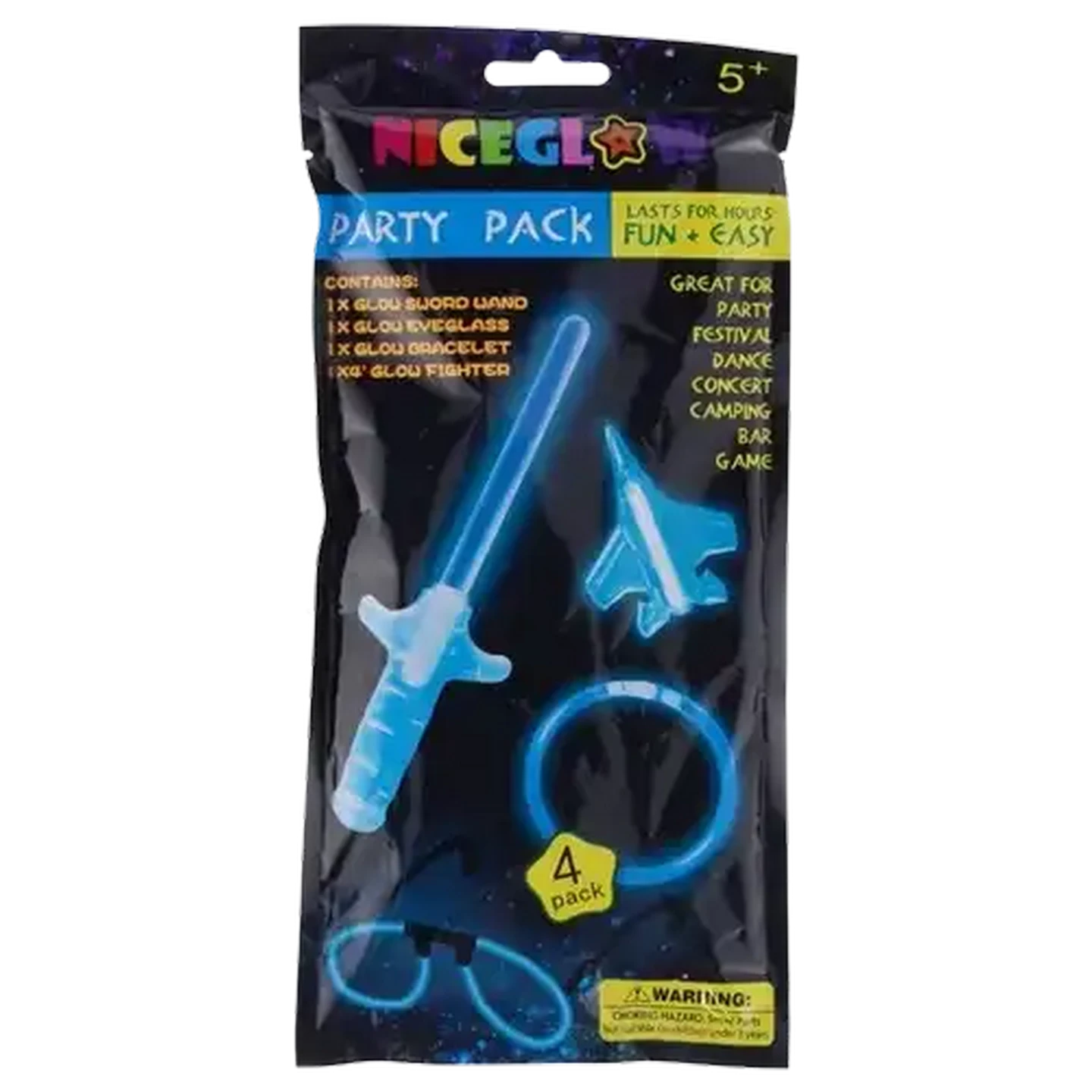 Checkers Sixty60 | Glow In The Dark Party Pack Blue