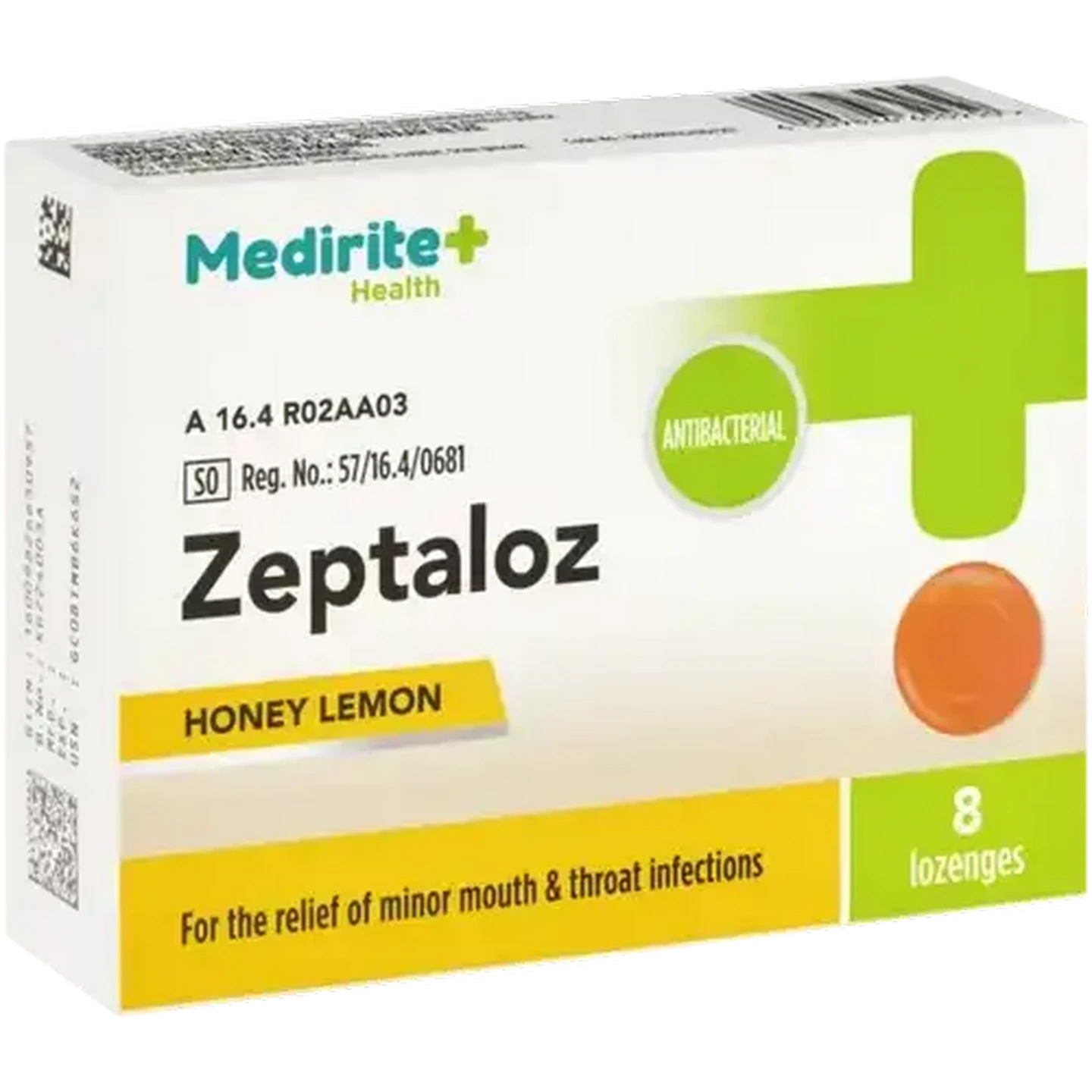 Checkers Sixty60 | Medirite Honey Lemon Zeptaloz Lozenges 8 Pack