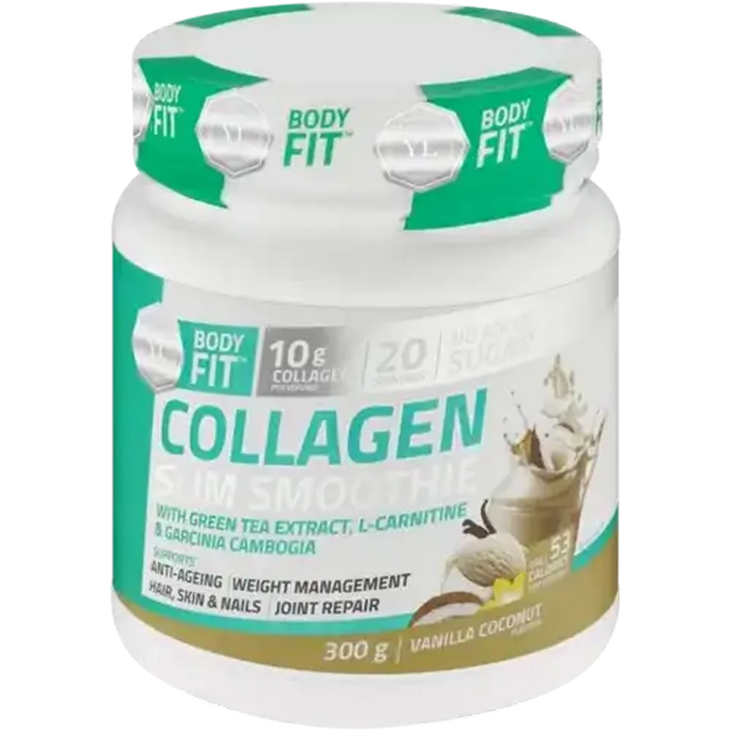 Image of Youthful Living Body Fit Vanilla Coconut Flavour Collagen Slim Smoothie 300g