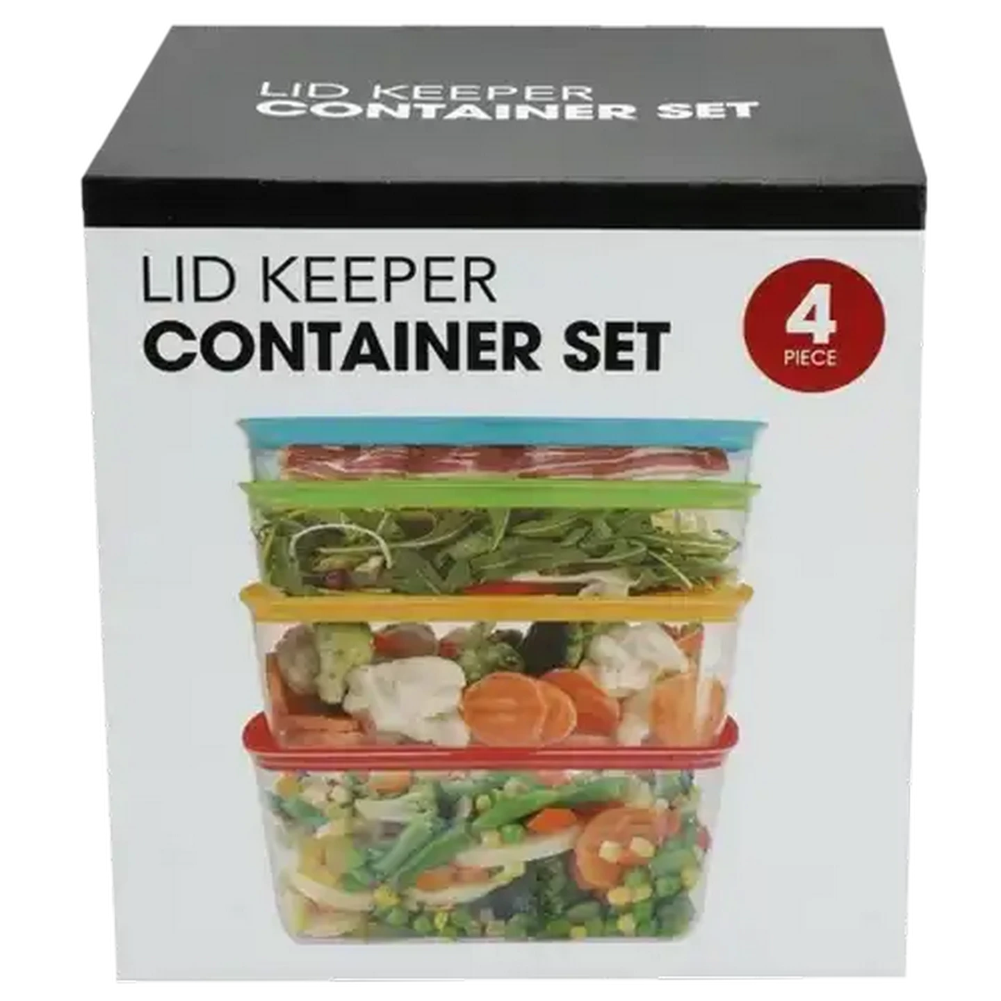 Tupperware スタータ－6点セット Checkers Sixty60 | Lid Keeper Container Set 4 Piece