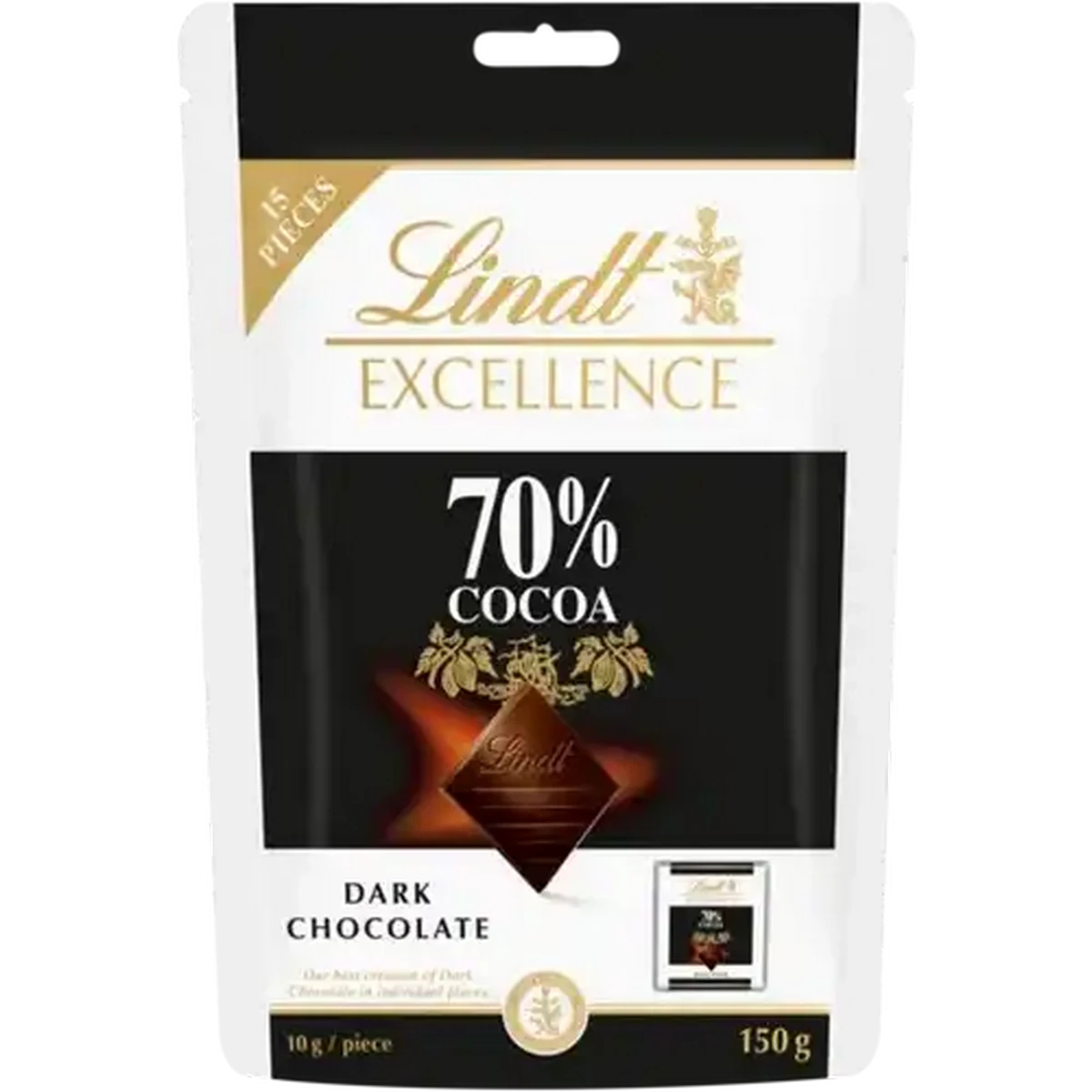 Checkers Sixty60 | Lindt Excellence 70% Cocoa Dark Chocolate 15 x 10g