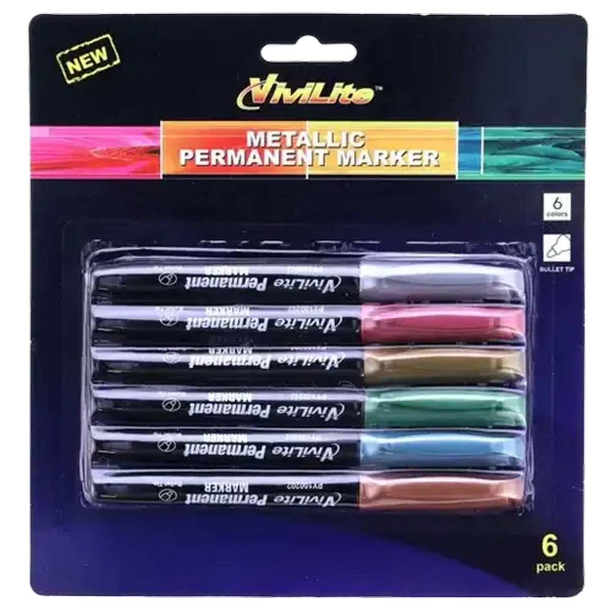 Checkers Sixty60 | Beifa Metallic Permanent Markers 6 Pack