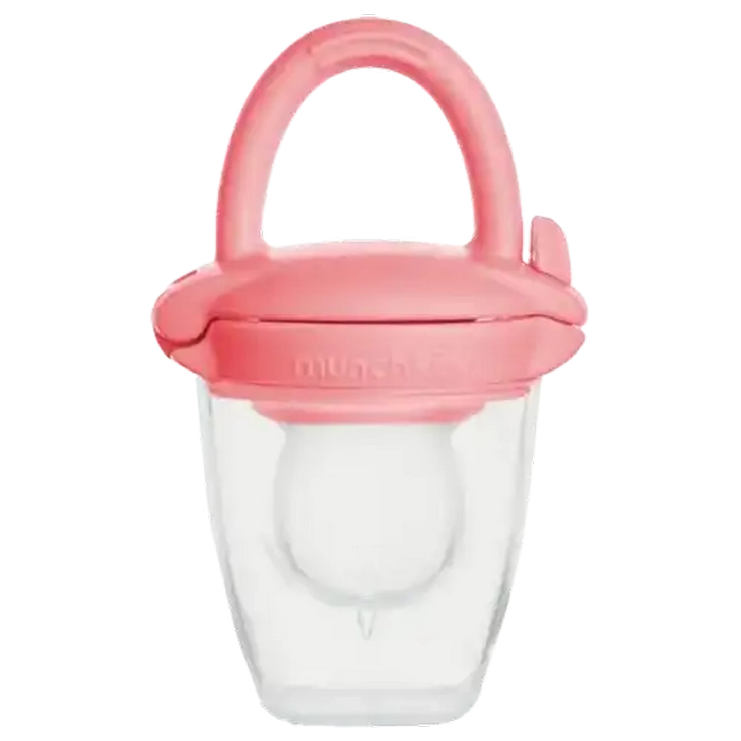 Image of Munchkin Pink Silicone Baby Food Feeder