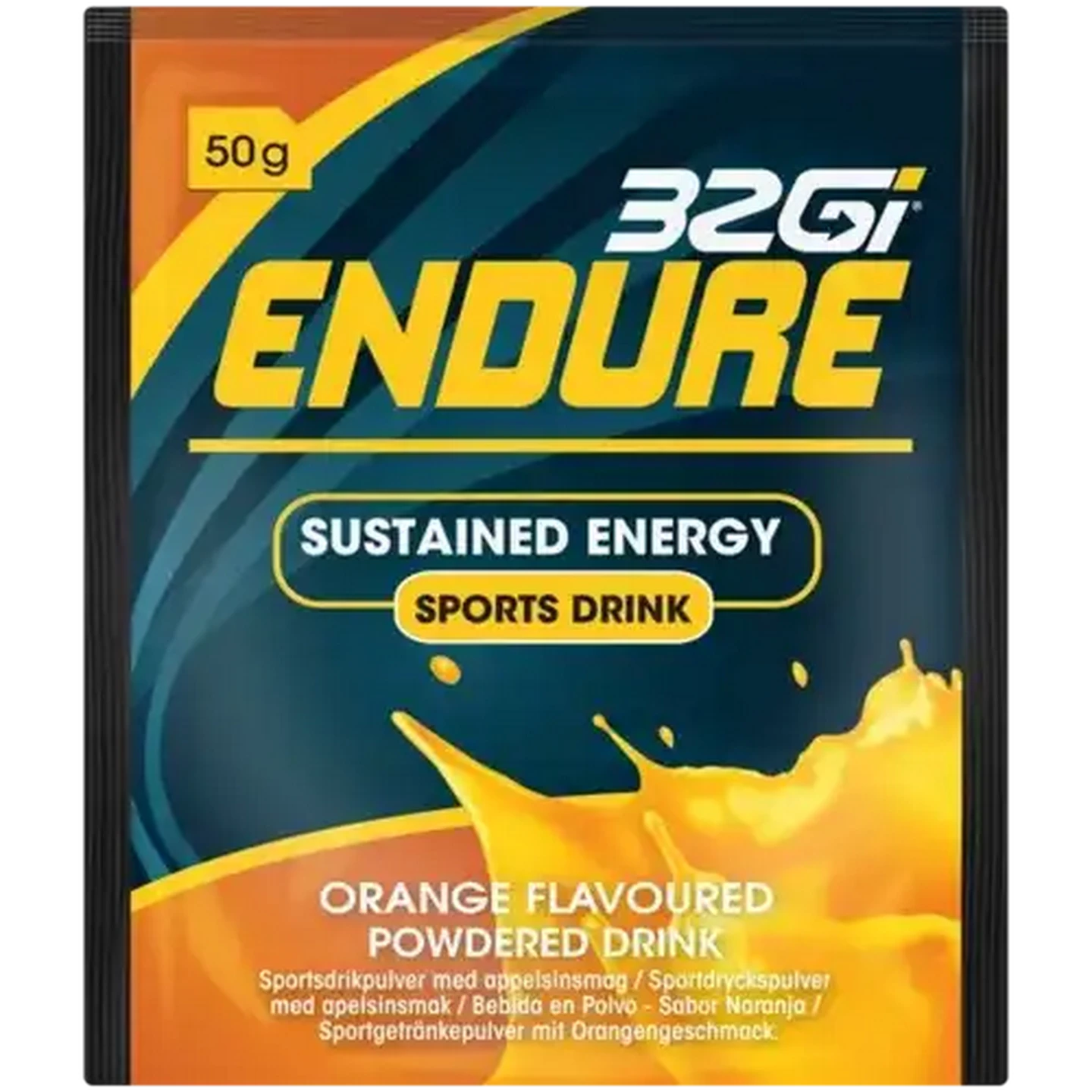 Image of 32Gi Endure Orange Flavoured Powdered Sports Drink 50g