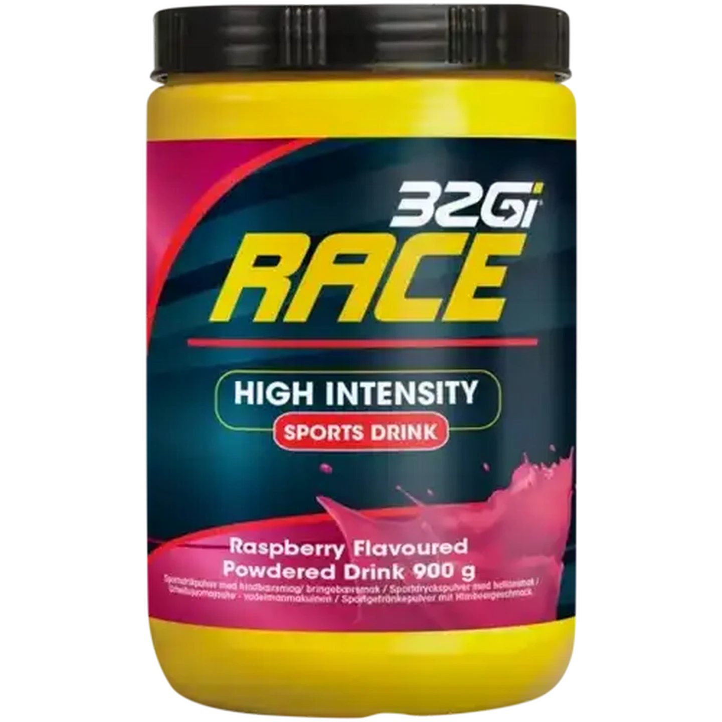 Image of 32Gi Race Raspberry Flavoured Powdered Sports Drink 900g