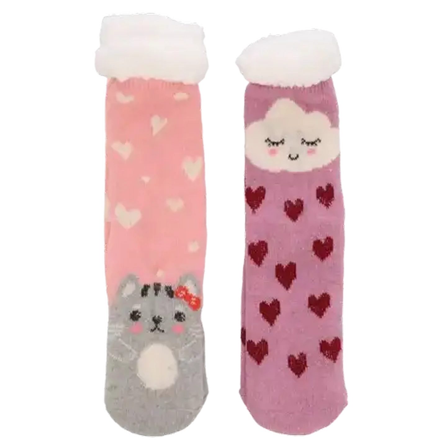 Image of Bare Basics Ladies Cozy Home Socks 4-7 (Design May Vary)