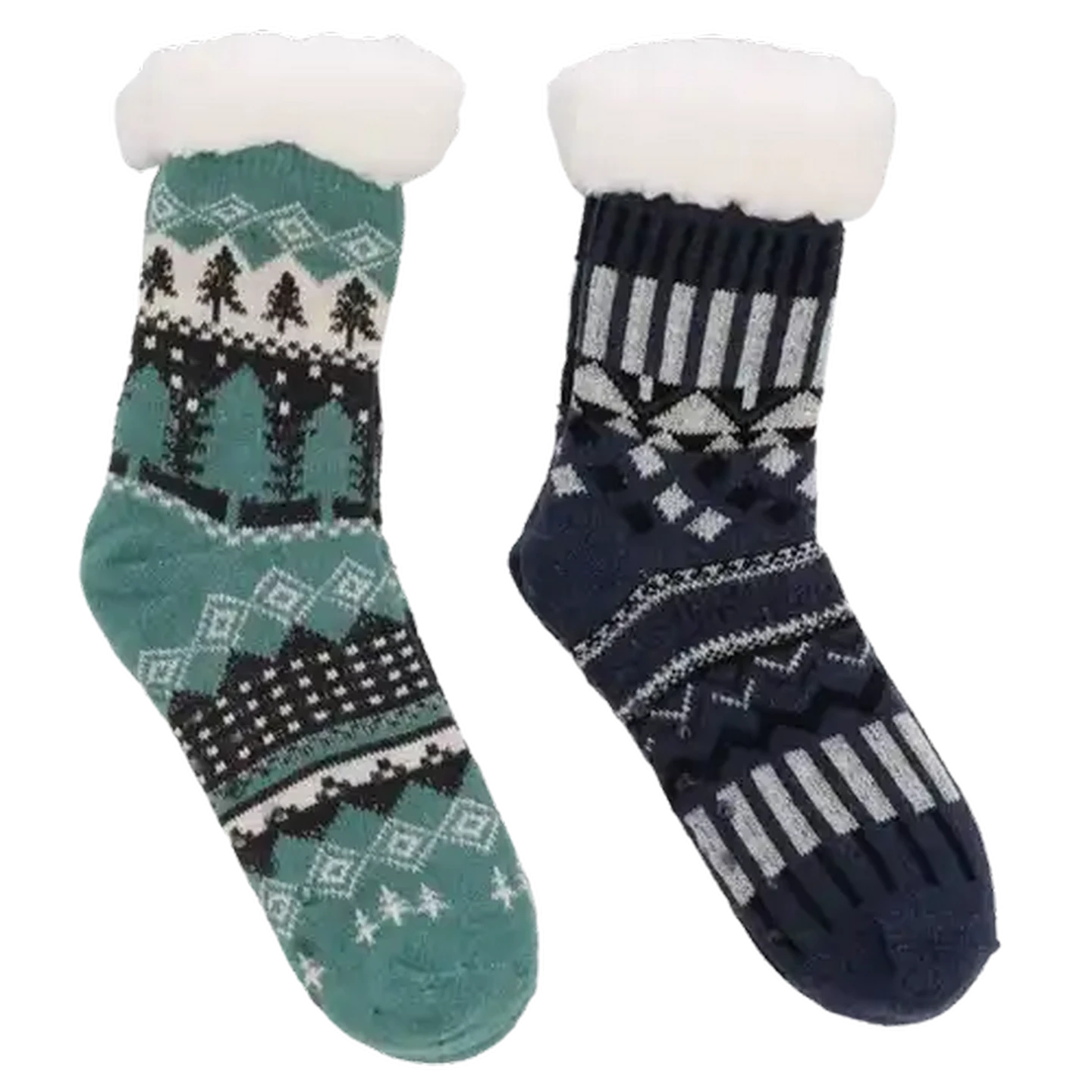 Image of Bare Basics Ladies Cozy Home Socks 4-7 (Design May Vary)