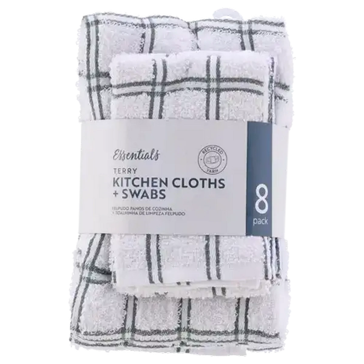Checkers Sixty60 | Essentials Terry Kitchen Cloths & Swabs 8-Pack