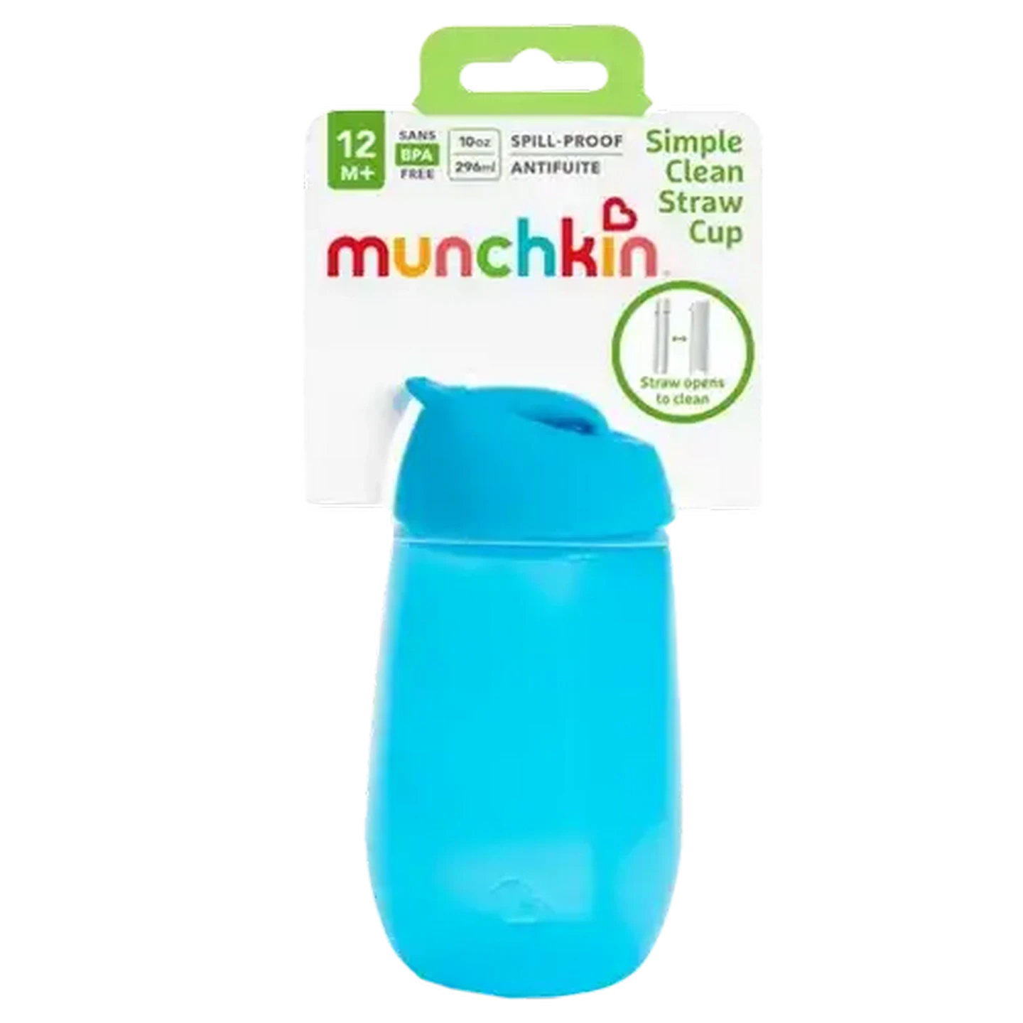 Image of Munchkin Blue Simple Straw Cup 185ml