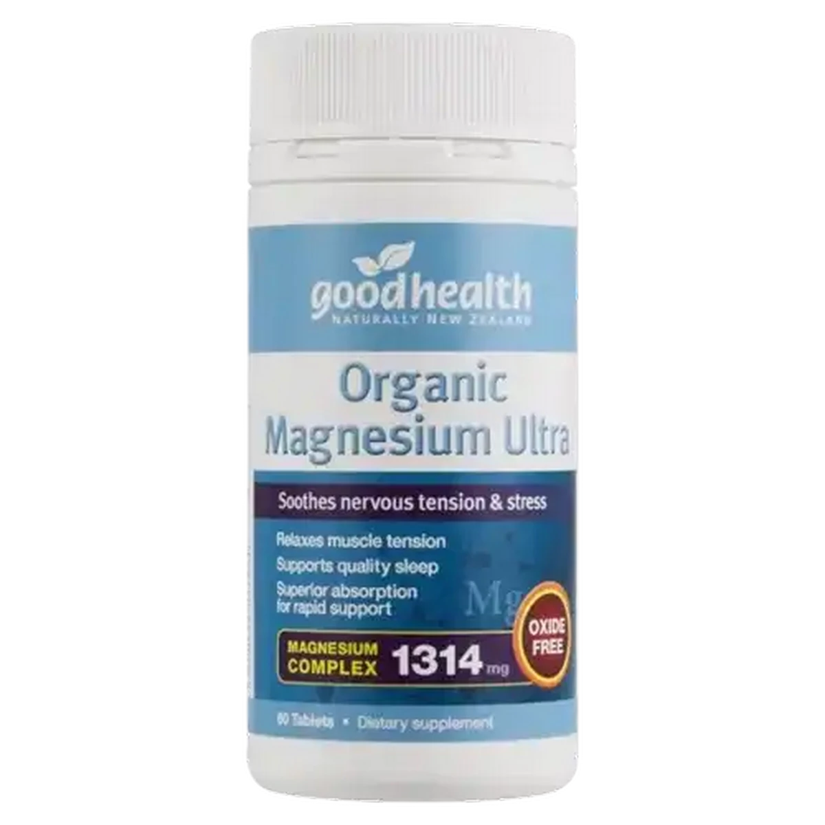 Checkers Sixty60 | Good Health Organic Magnesium Ultra Tablets 60 Pack