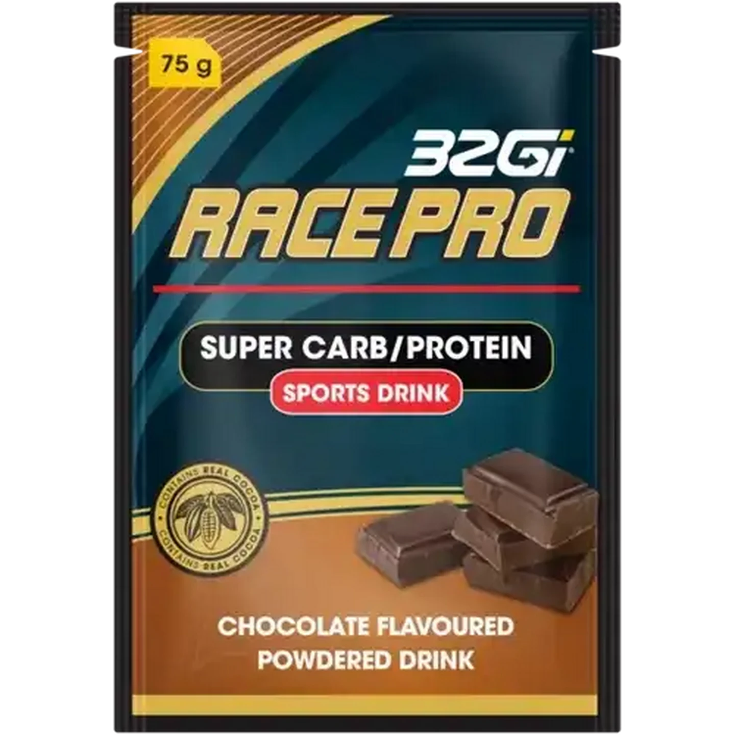 Image of 32Gi Race Pro Chocolate Flavoured Powdered Sports Drink 75g