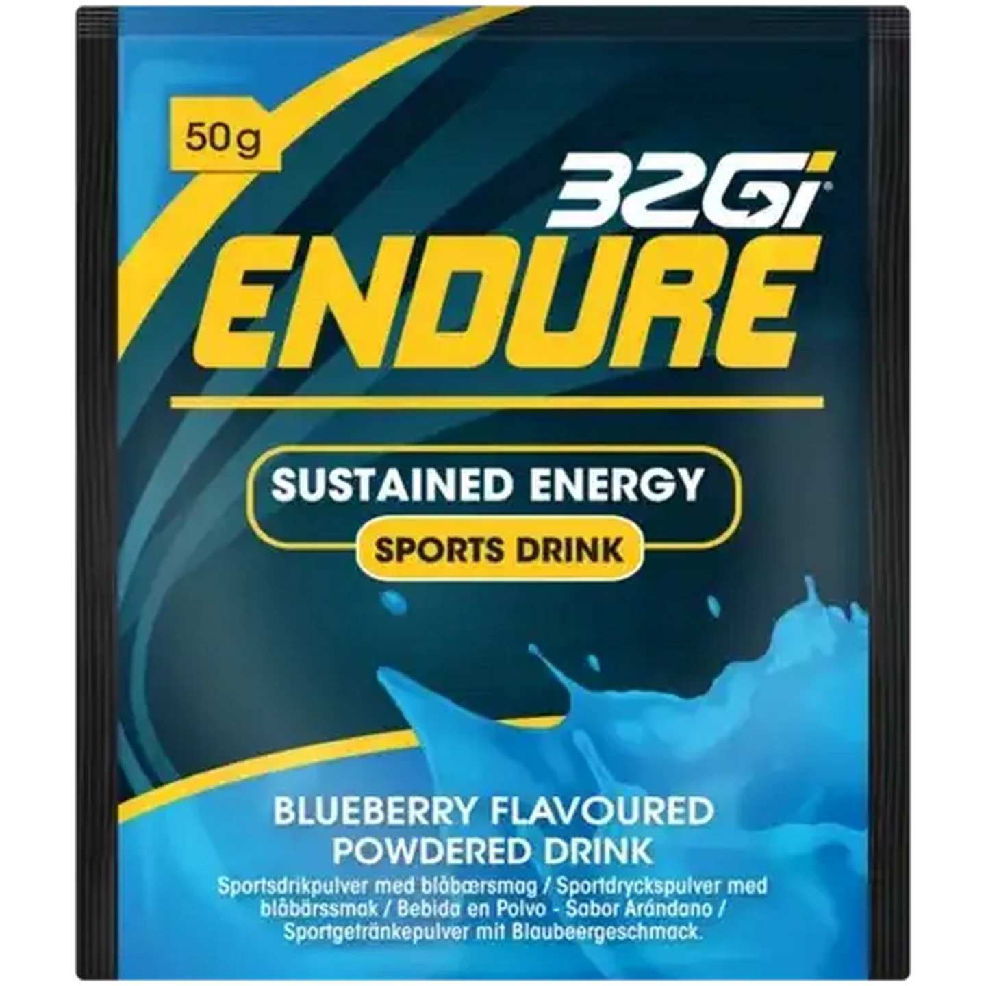 Image of 32Gi Endure Blueberry Flavoured Powdered Sports Drink 50g