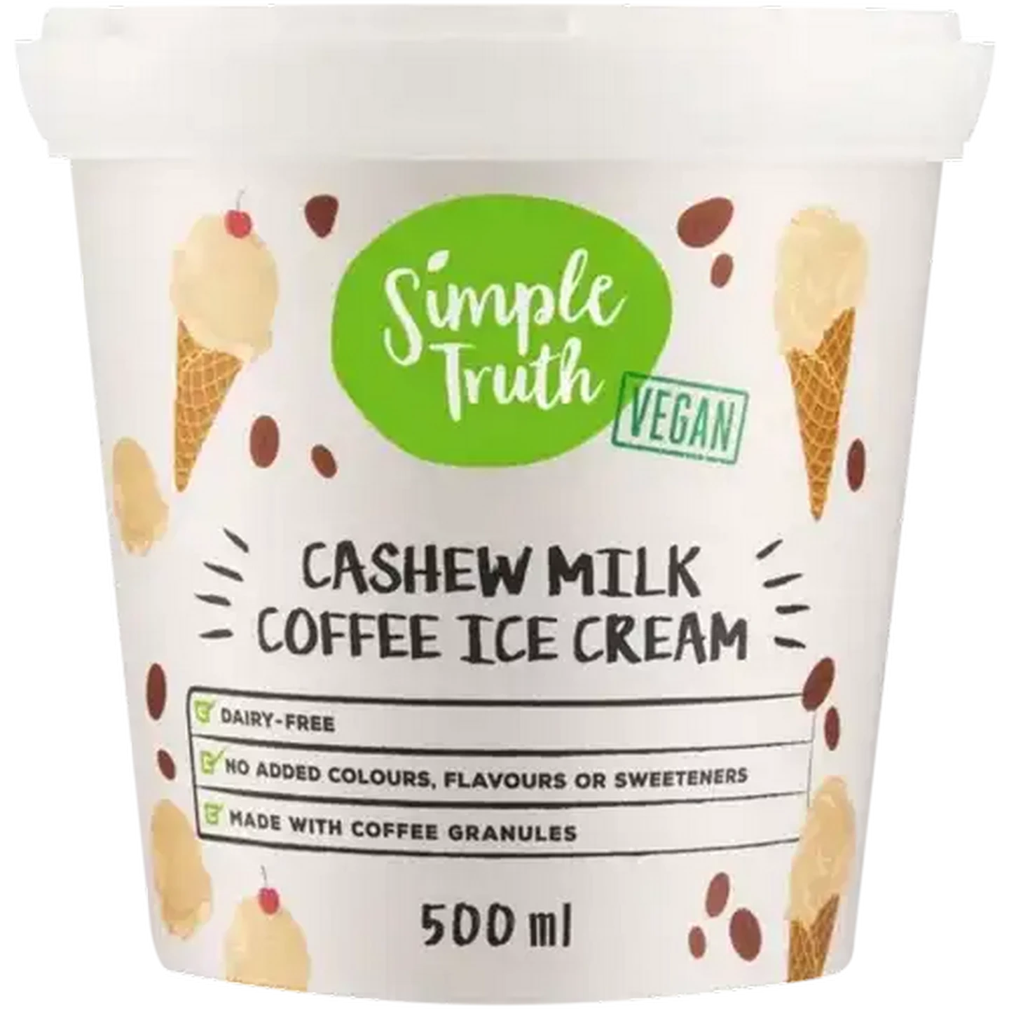 Checkers Sixty60 | Simple Truth Cashew Milk Coffee Ice Cream 500ml