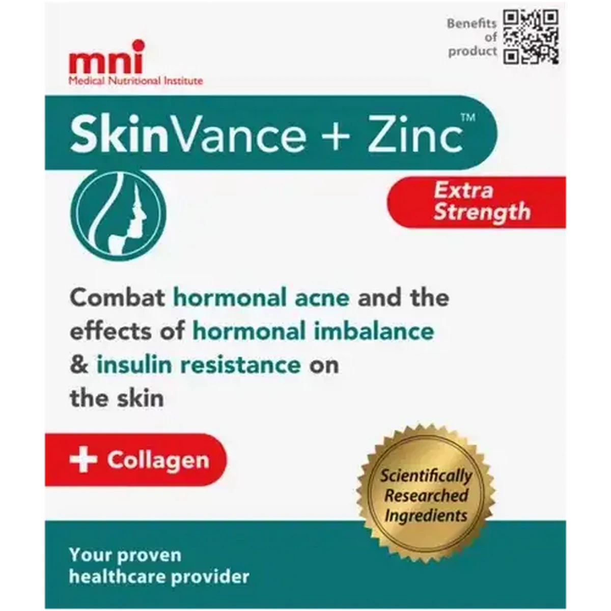 Checkers Sixty60 | MNI SkinVance + Zinc Tablets 60 Pack