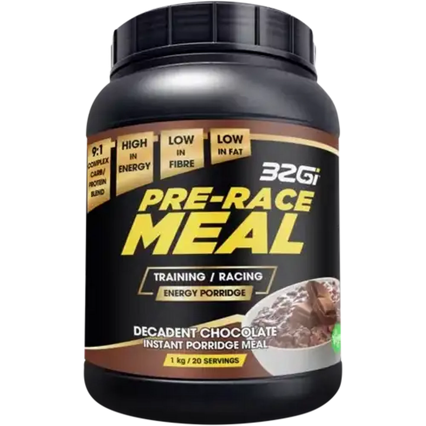 Image of 32Gi Pre-Race Meal Decadent Chocolate Flavoured Instant Porridge 1kg