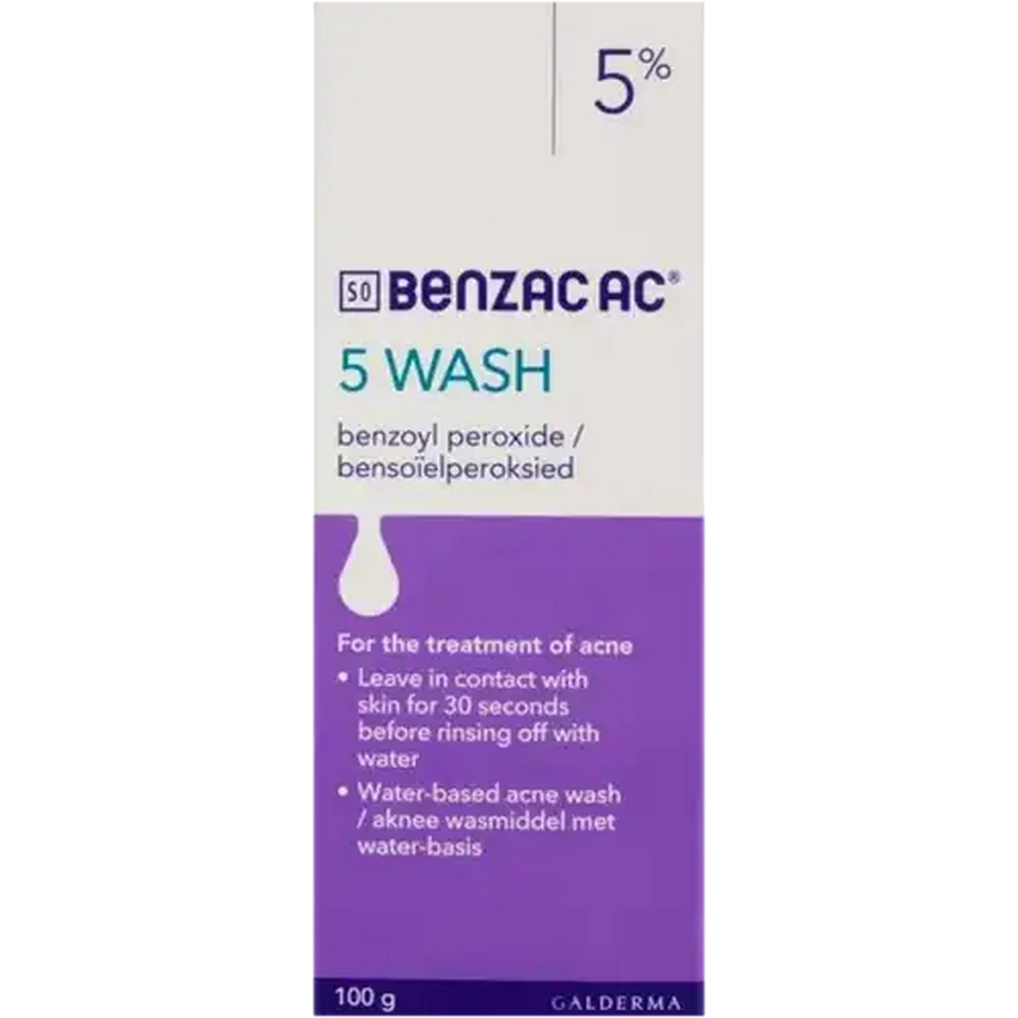Image of Benzac 5% Wash Acne Treatment 100g