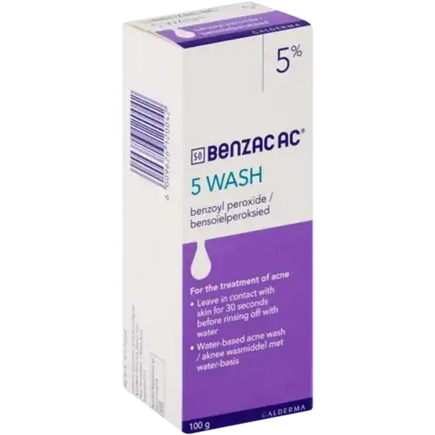 Image of Benzac 5% Wash Acne Treatment 100g
