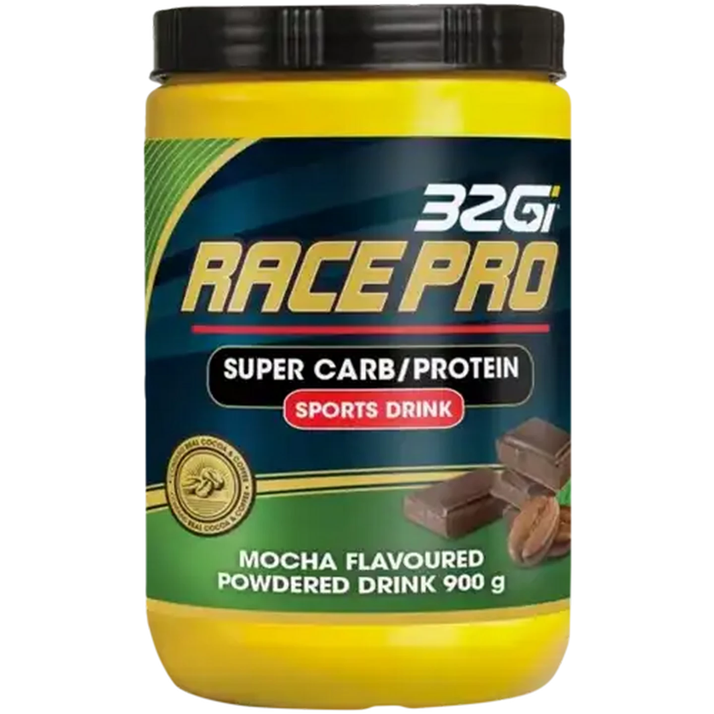 Image of 32Gi Race Pro Mocha Flavoured Powdered Sports Drink 900g