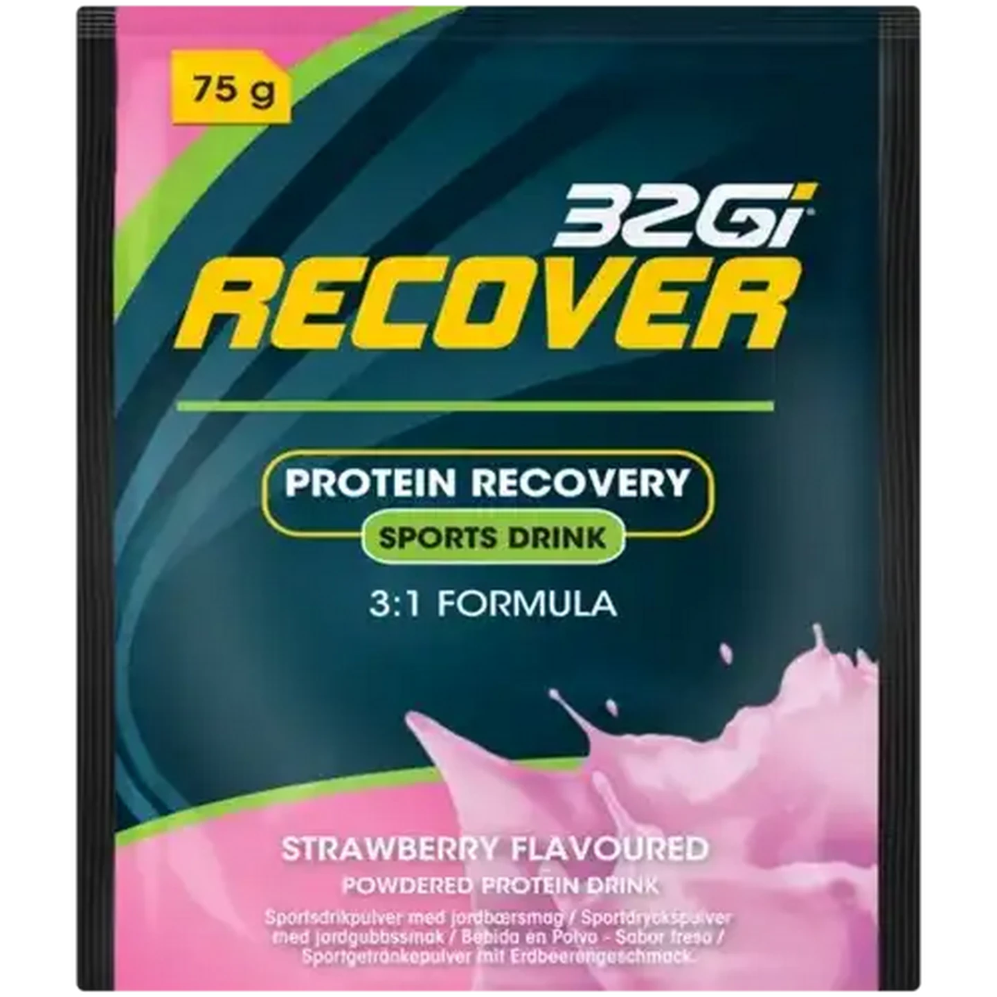 Image of 32Gi Recover Strawberry Flavoured Powdered Sports Drink 75g