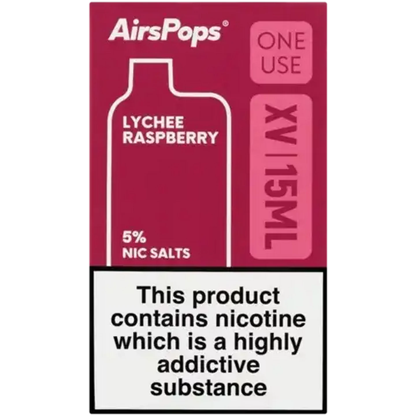 Checkers Sixty60 | AirsPops ONE USE XV Lychee Raspberry 5