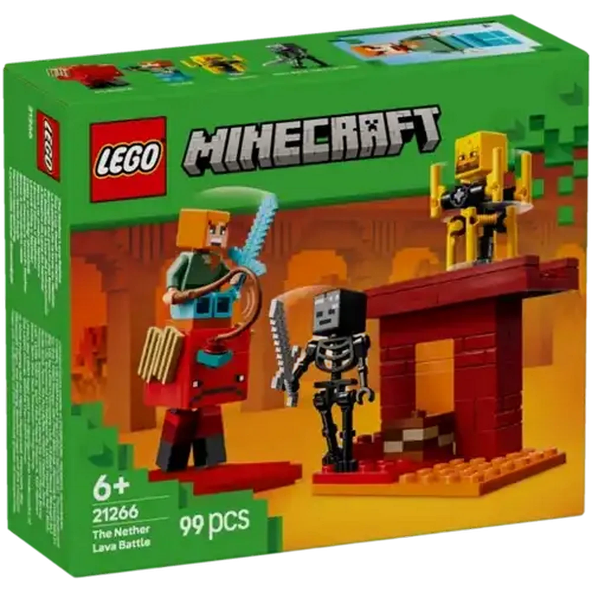Checkers Sixty60 | LEGO® Minecraft® The Nether Lava Battle (21266)