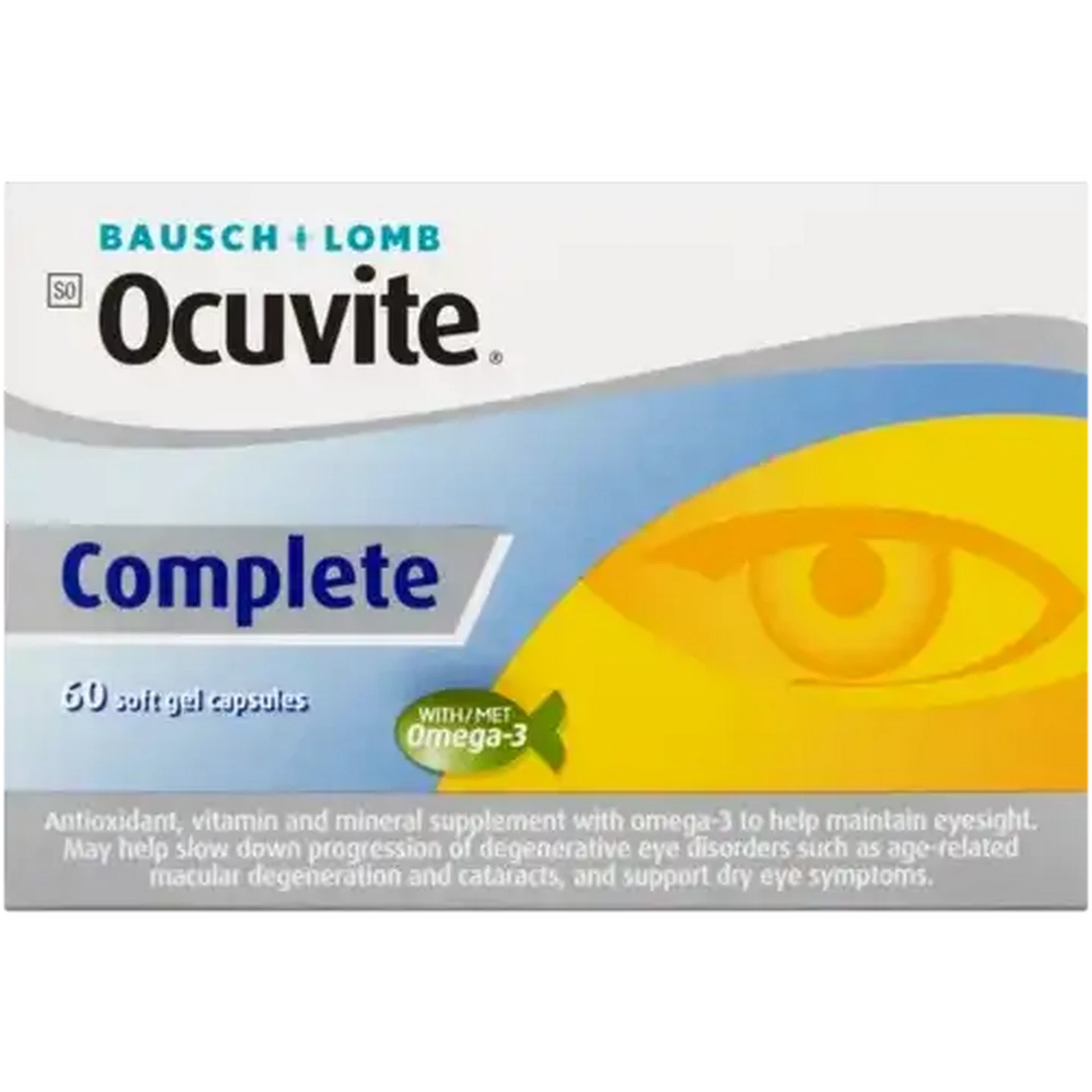 Image of Ocuvite Complete Soft Gel Capsules 60 Pack