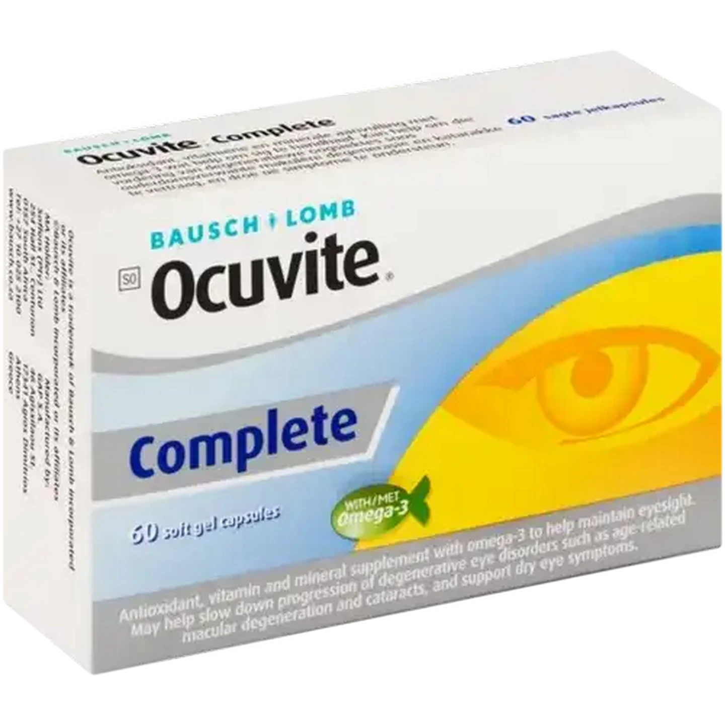 Image of Ocuvite Complete Soft Gel Capsules 60 Pack