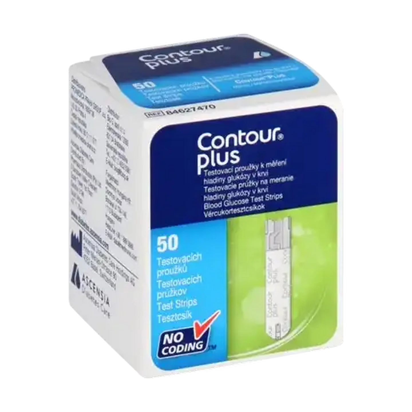 Image of Contour Plus Blood Glucose Test Strips 50 Pack