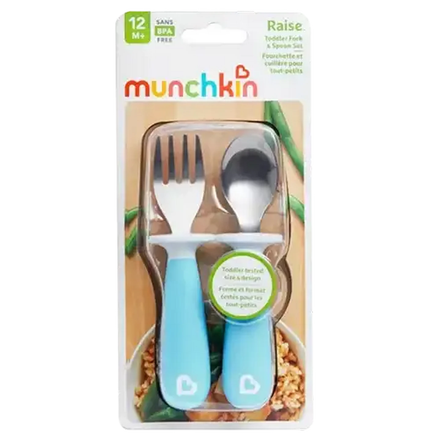Image of Munchkin Blue Fork & Spoon Set 2-Pack